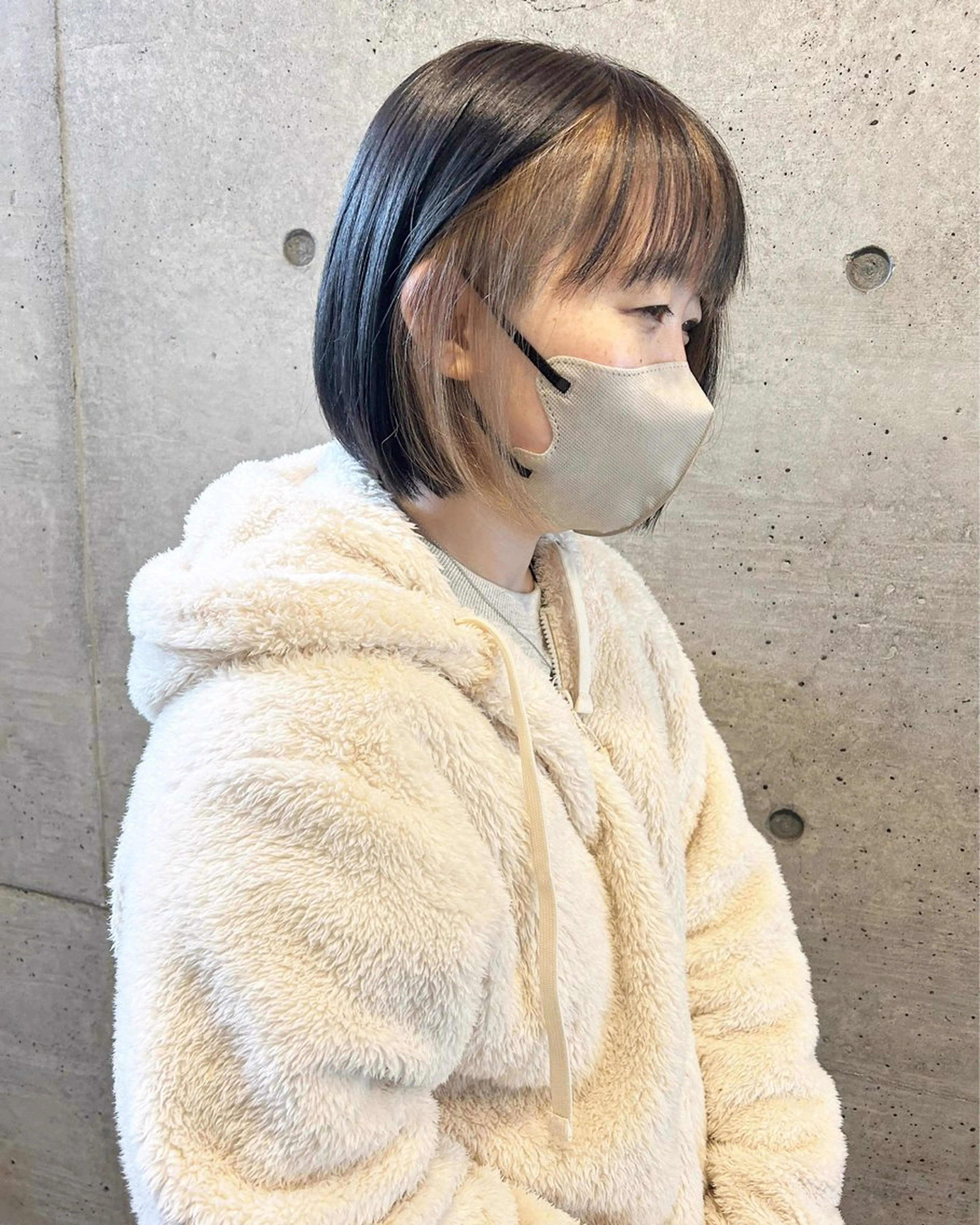 ショート カラー ブリーチ カット ヘアカラー トリートメント 後藤紗英/髪質改善 /オリーブベージュのヘアスタイル