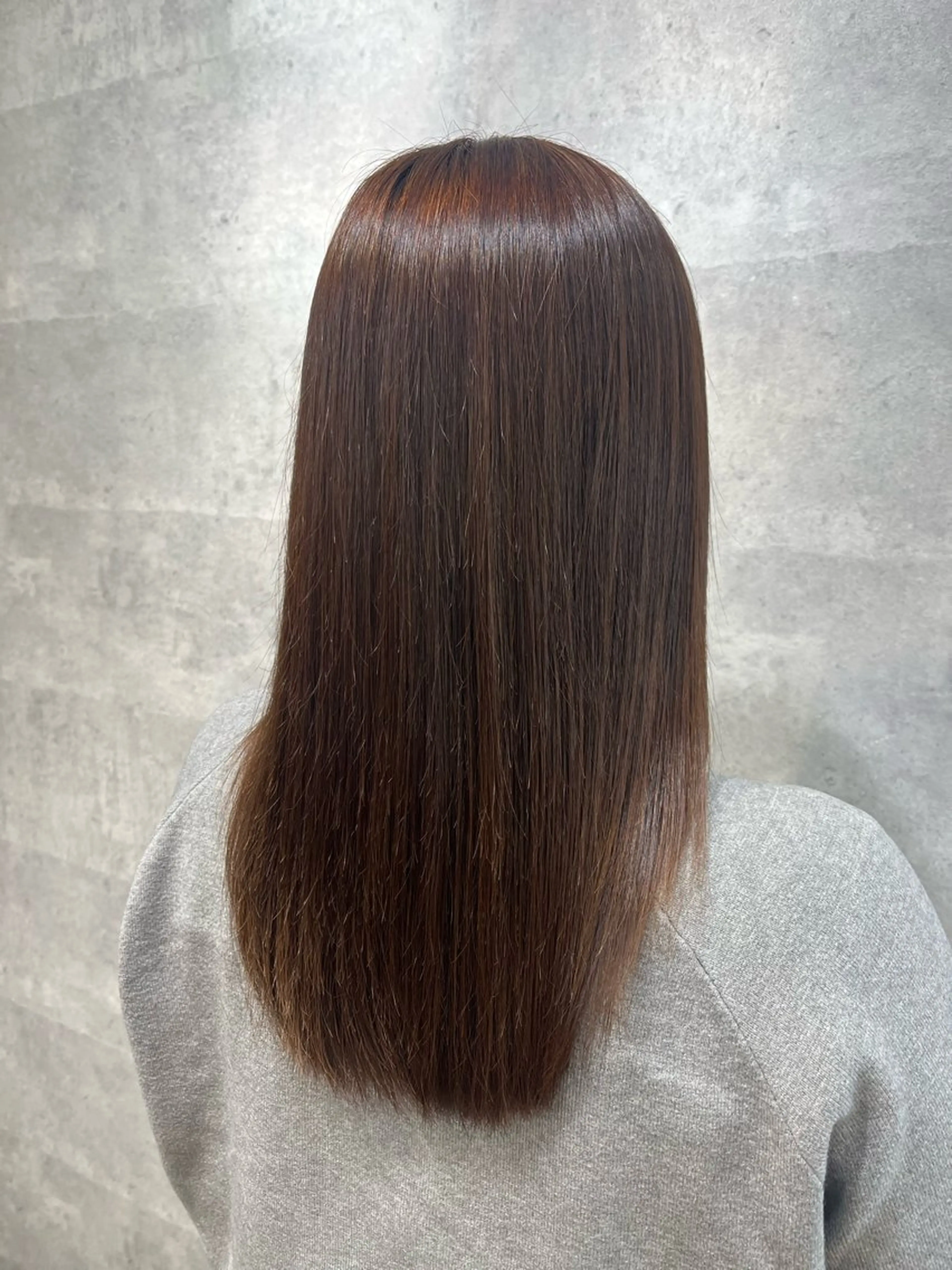 ロング パーマ ヘアカラー 中園紫音 cutwells郡山のヘアスタイル