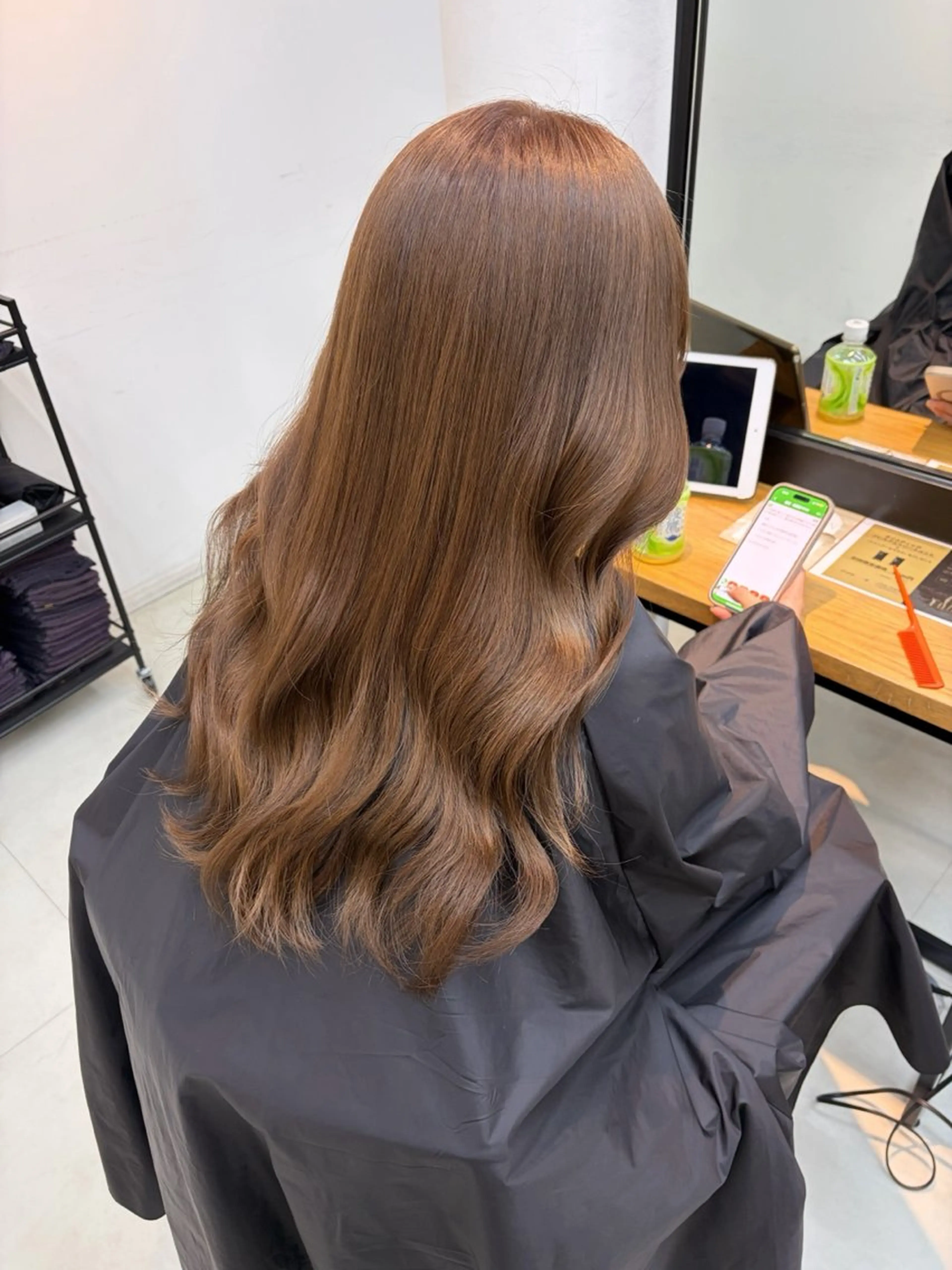 ロング カラー ベージュカラー ヘアカラー トリートメント カットモデル募集中 🤍harunaのヘアスタイル