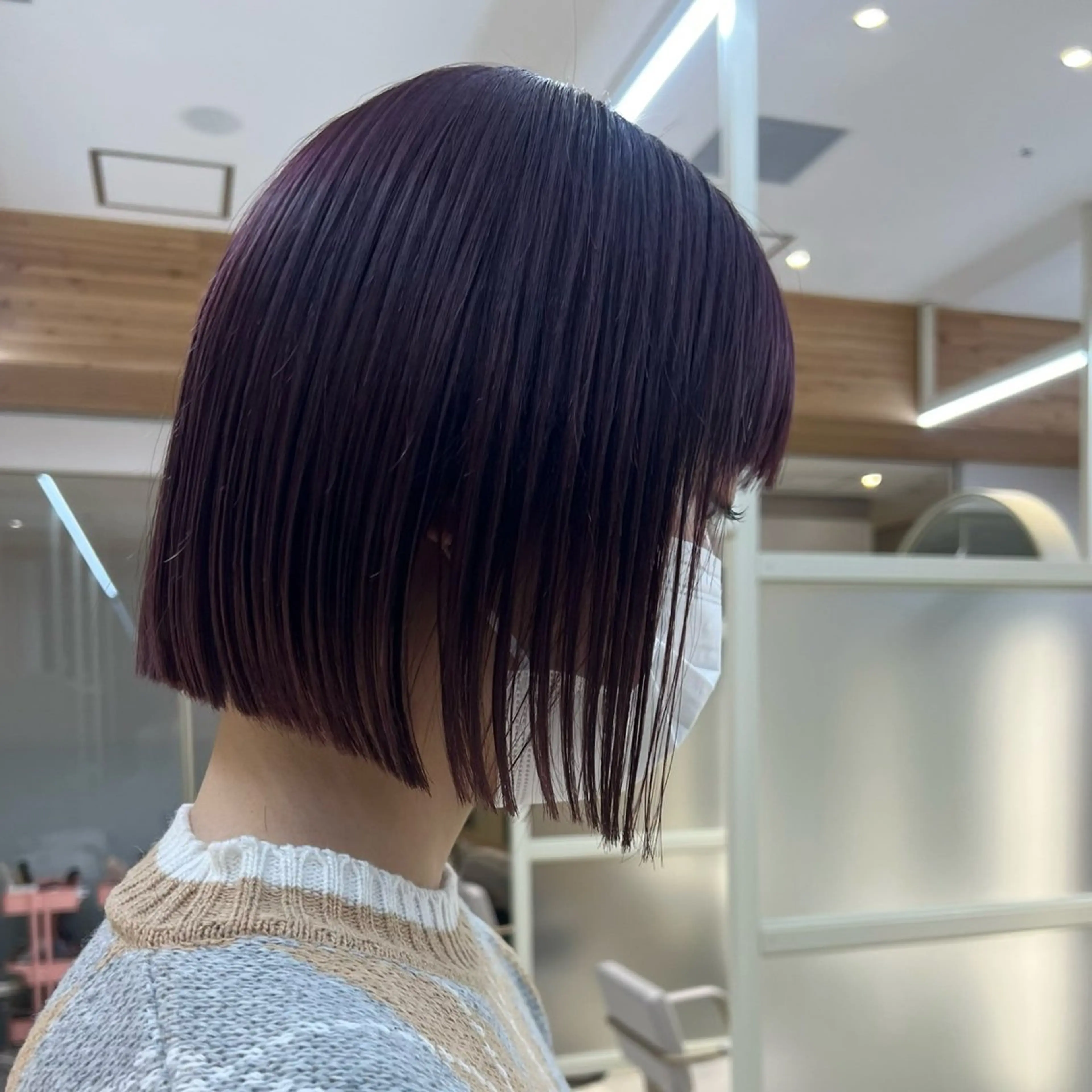 ショート ボブ 鈴木 彩莉のヘアスタイル