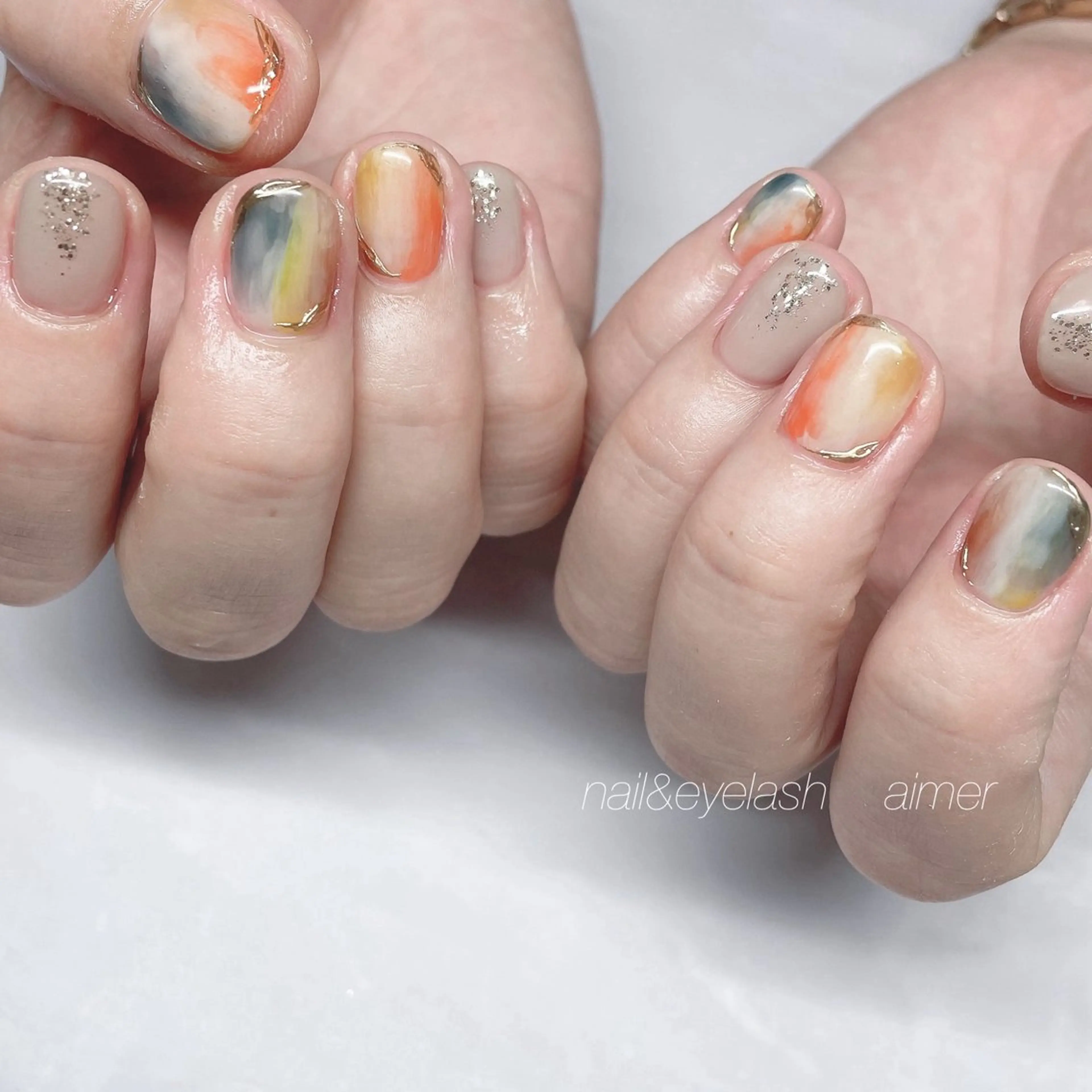 ネイル ハンドネイル nail&eye aimerのマツエク・マツパデザイン