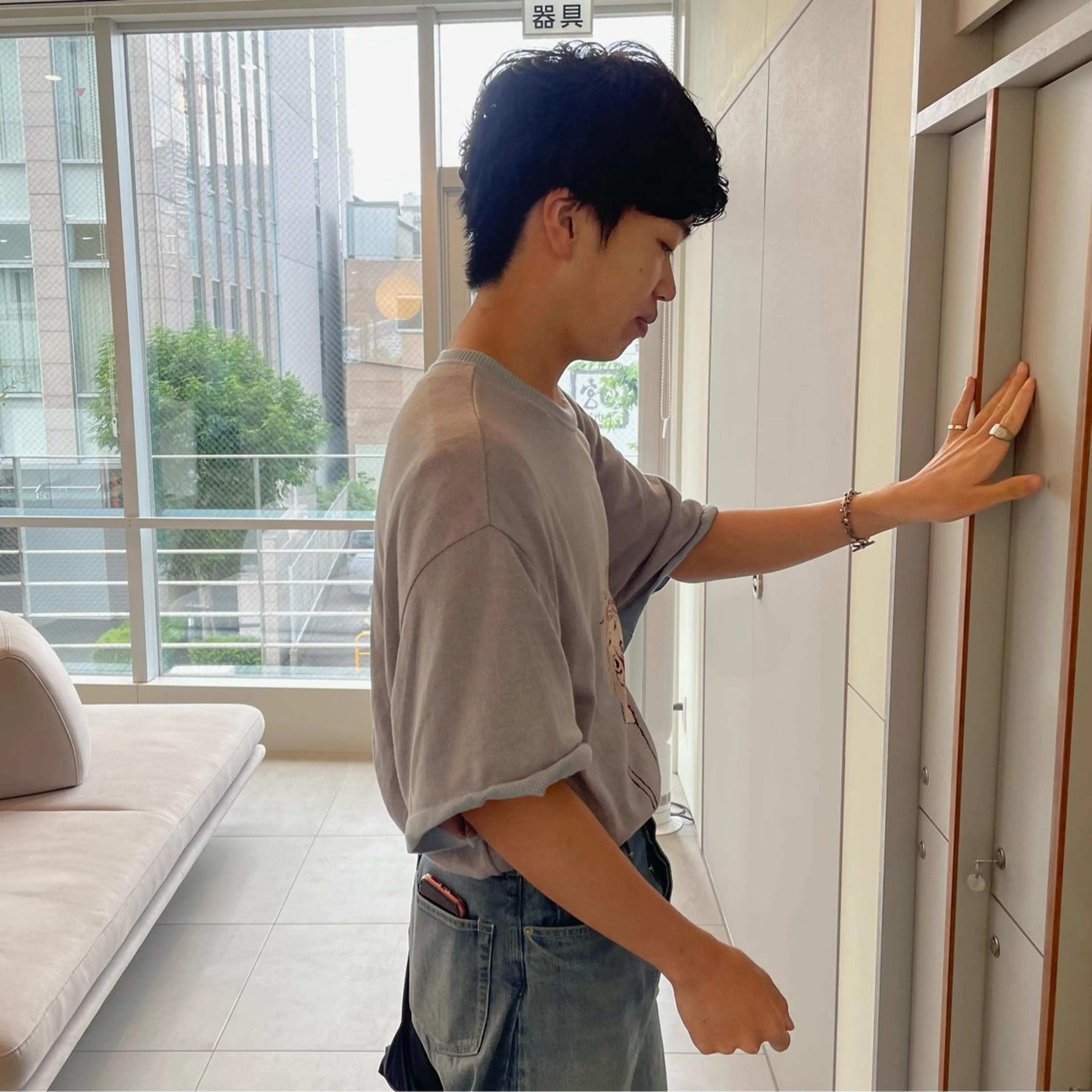 ショート パーマ メンズ メンズブリーチ メンズパーマ ニュアンスパーマ カット パーマ トリートメント 髪質改善/ボブ 🌻Mutsumiのヘアスタイル