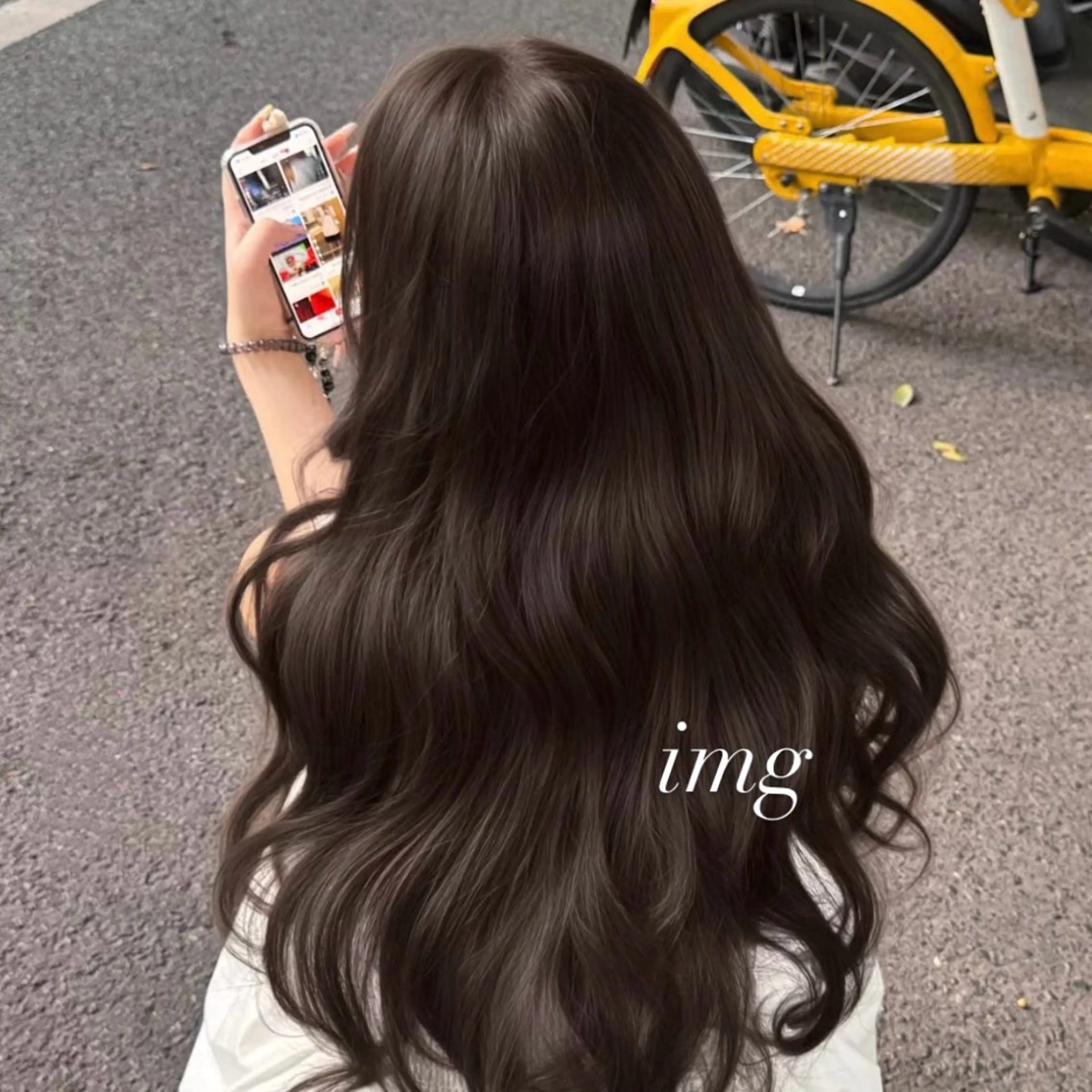 ロング カラー ヘアカラー カラーモデル募集🫧 みさき🫧のヘアスタイル