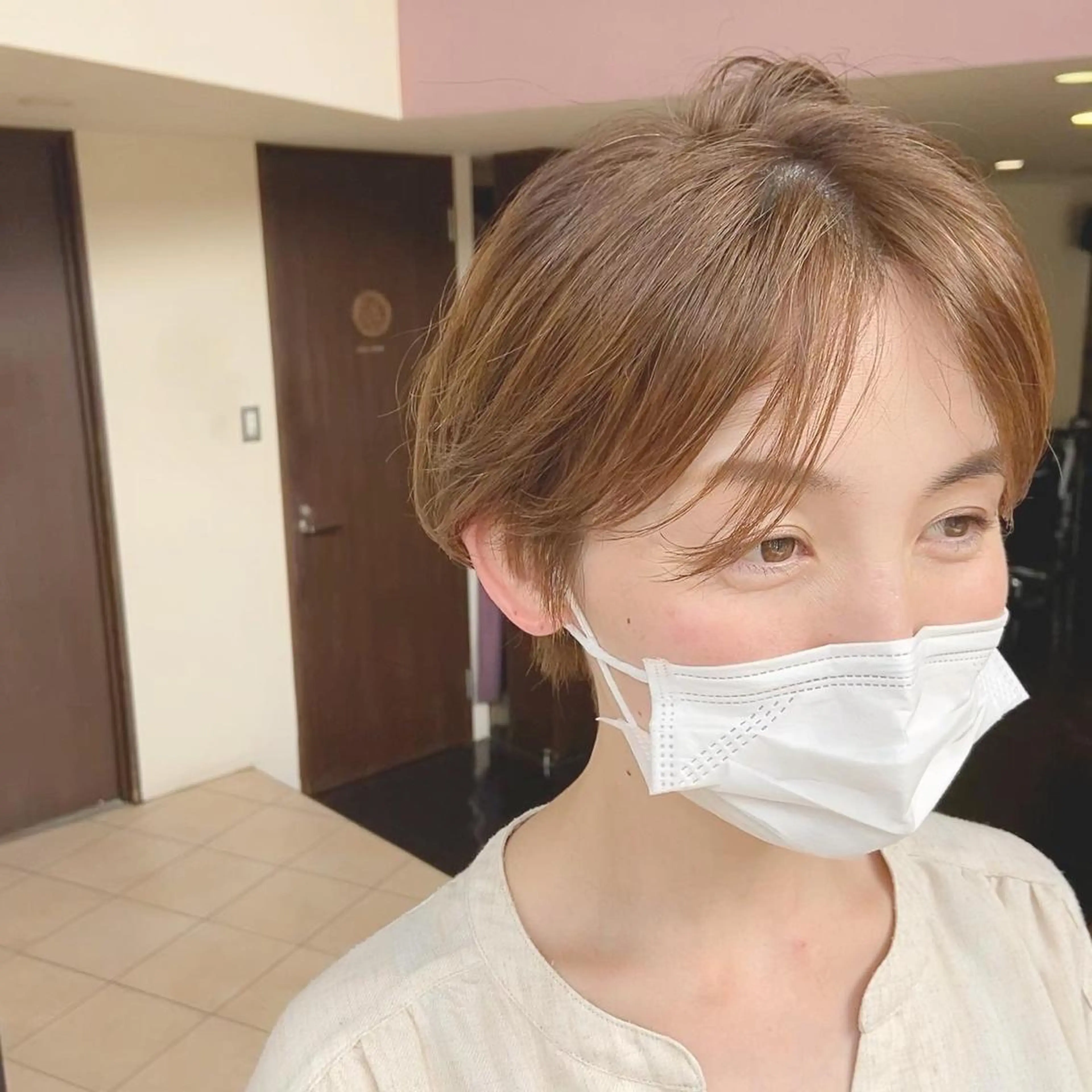 ショート カラー AIRFLOW所属・韓国ヘア ユイカのヘアスタイル