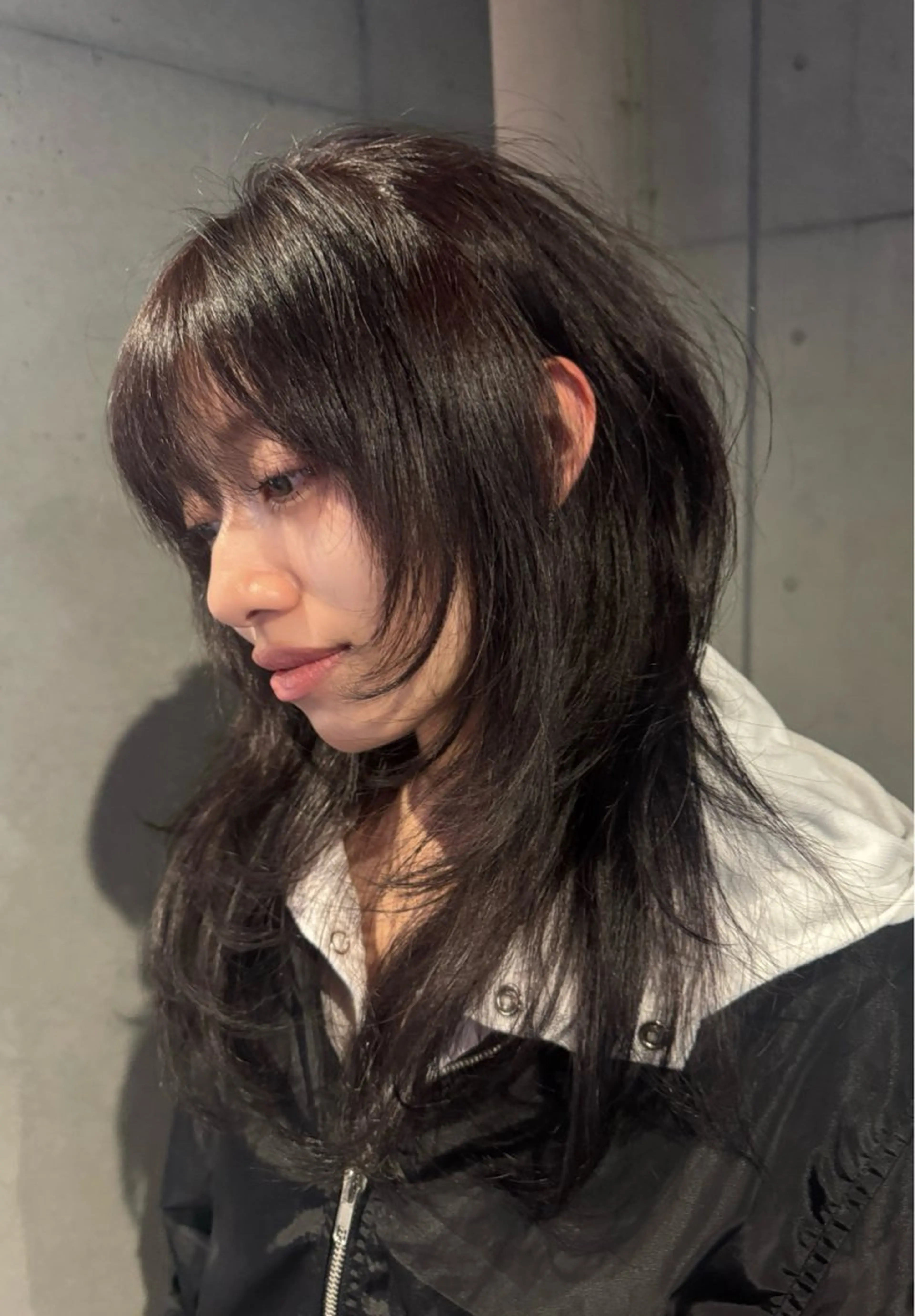 ロング カラー ブラウンカラー チョコレートブラウン 韓国風ヘア レイヤーカット カット ヘアカラー だいち/ブリーチ/ レイヤーカットのヘアスタイル