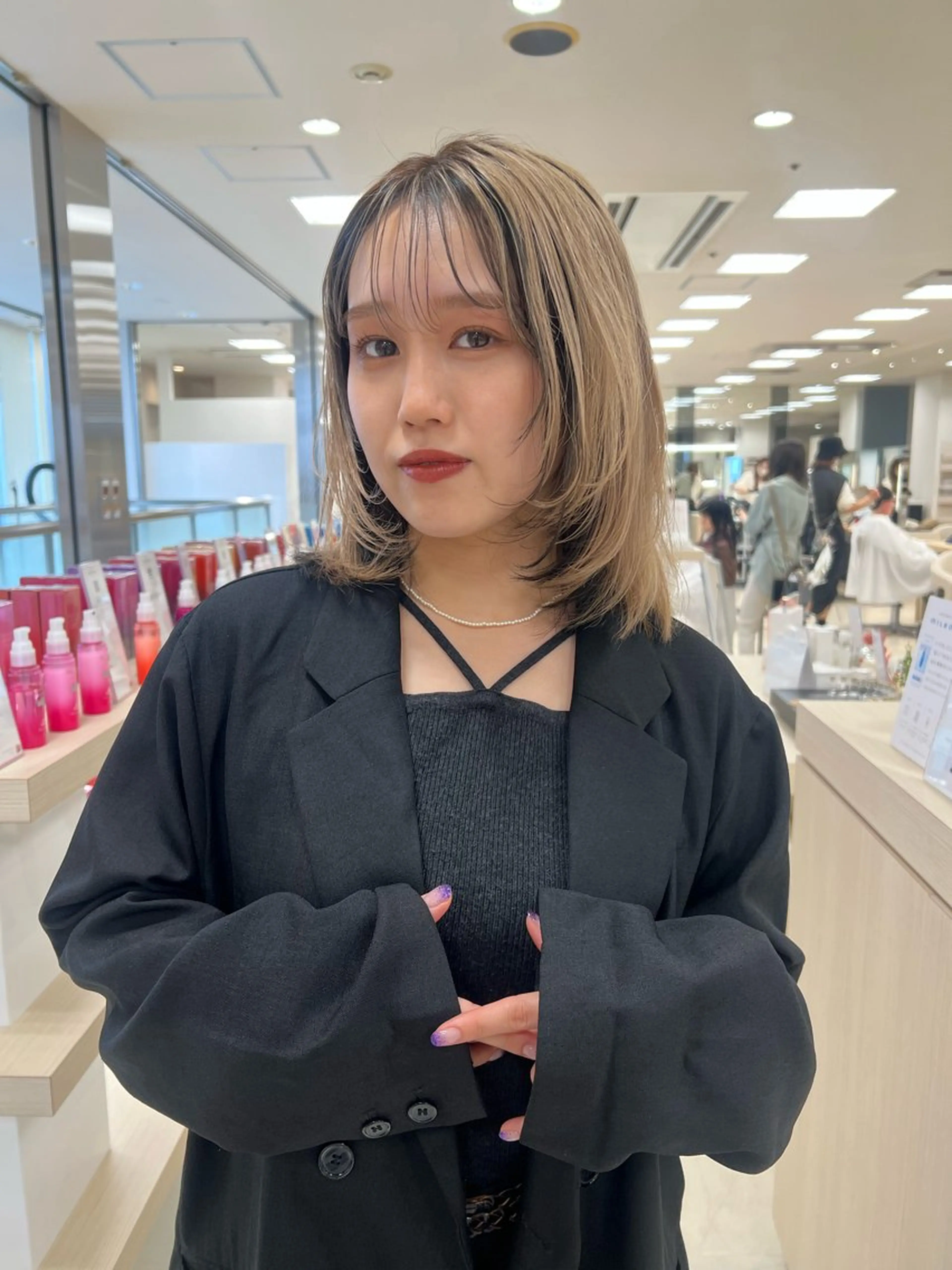 【レイヤースタイル】レイヤーカット＋超音波トリートメント＋一人一人合うオージュアシャンプーの写真