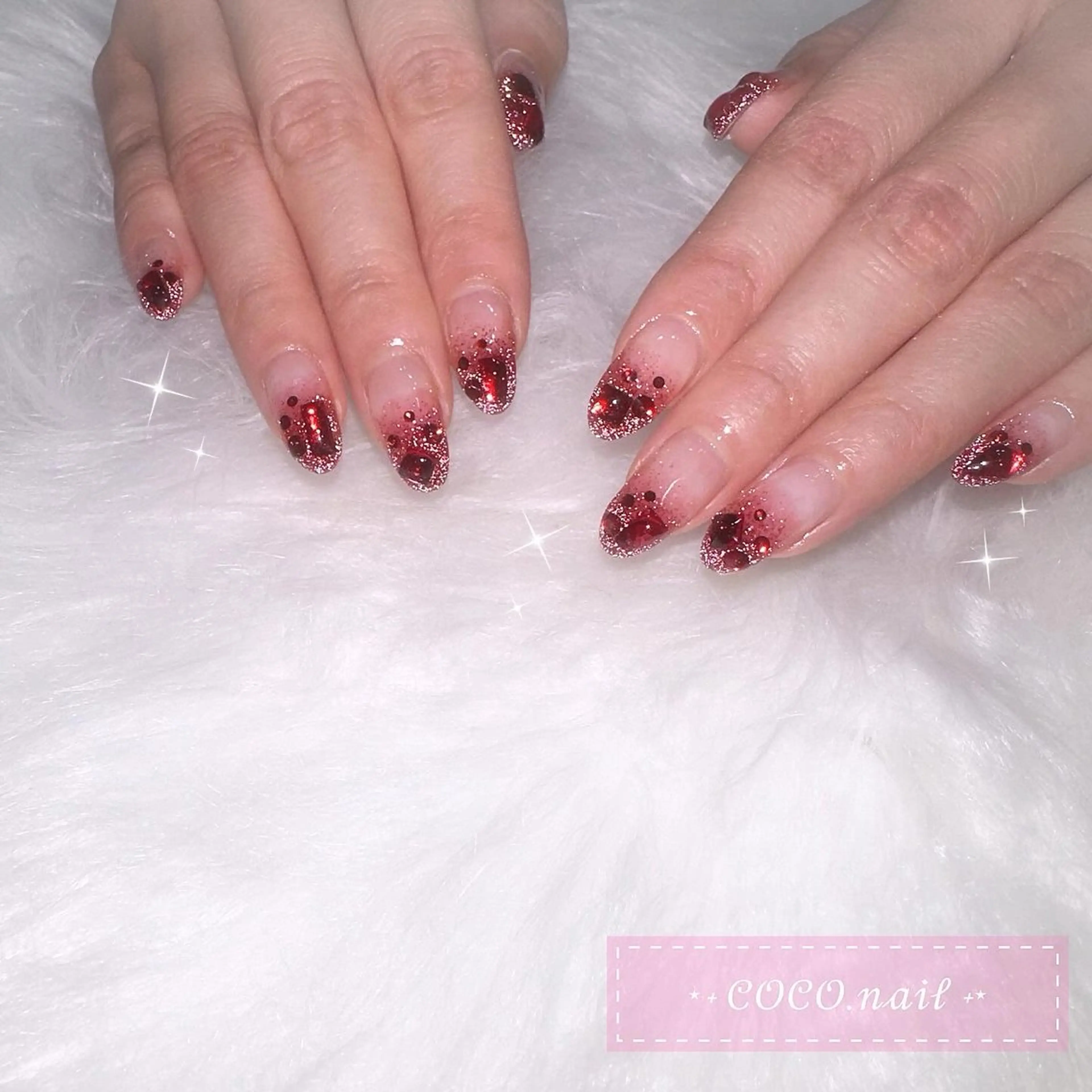 ネイル ハンドネイル lili.nail y2k/長さ出しのネイルデザイン