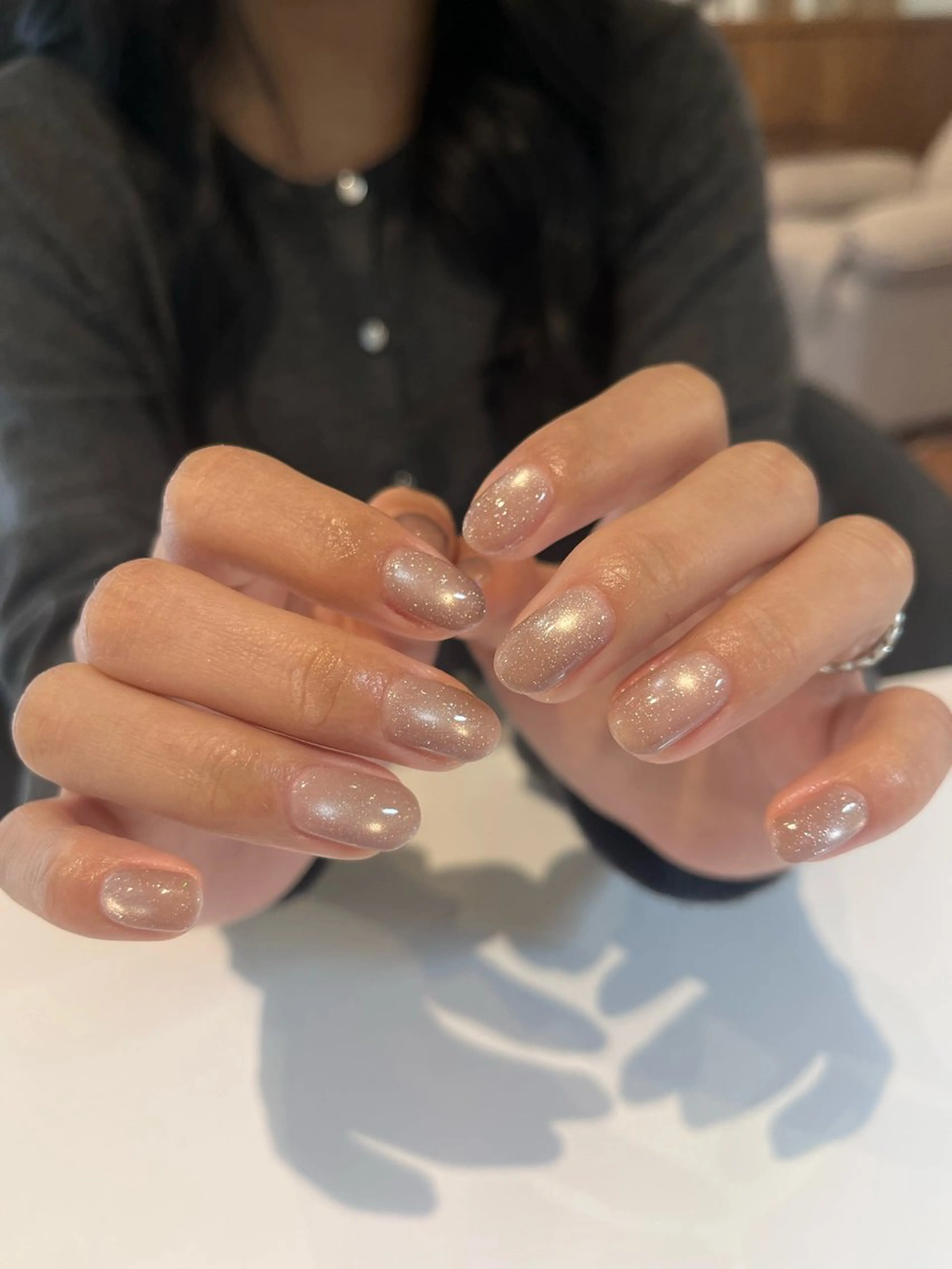 ネイル フラッシュネイル フラッシュマグ マグネットネイル ハンドネイル ballie／小野原 なつみのネイルデザイン