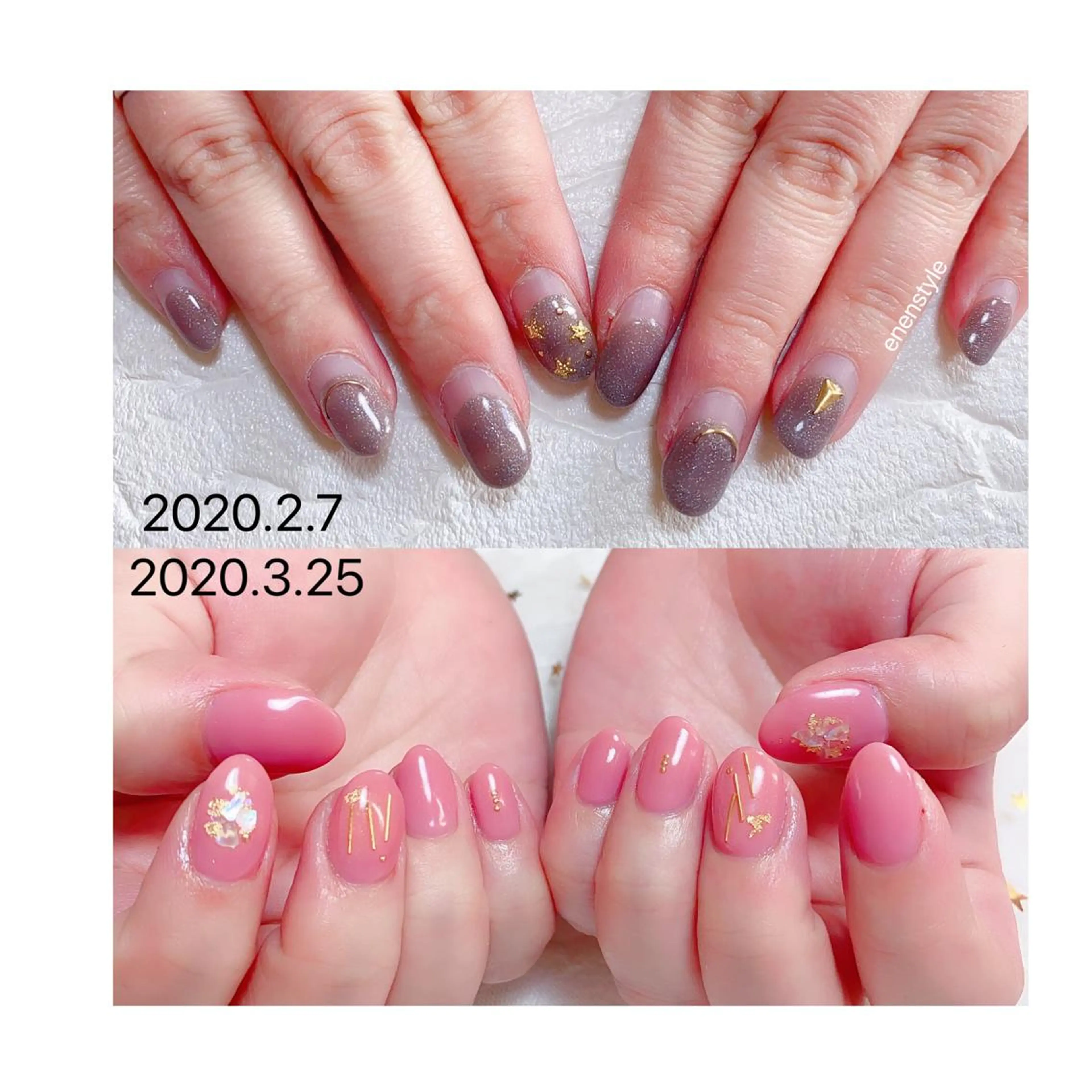 ショート ネイル ジェルネイル ニュアンスネイル オフィスネイル ワンカラーネイル パラジェル ハンドネイル 👑enen style👑のネイルデザイン