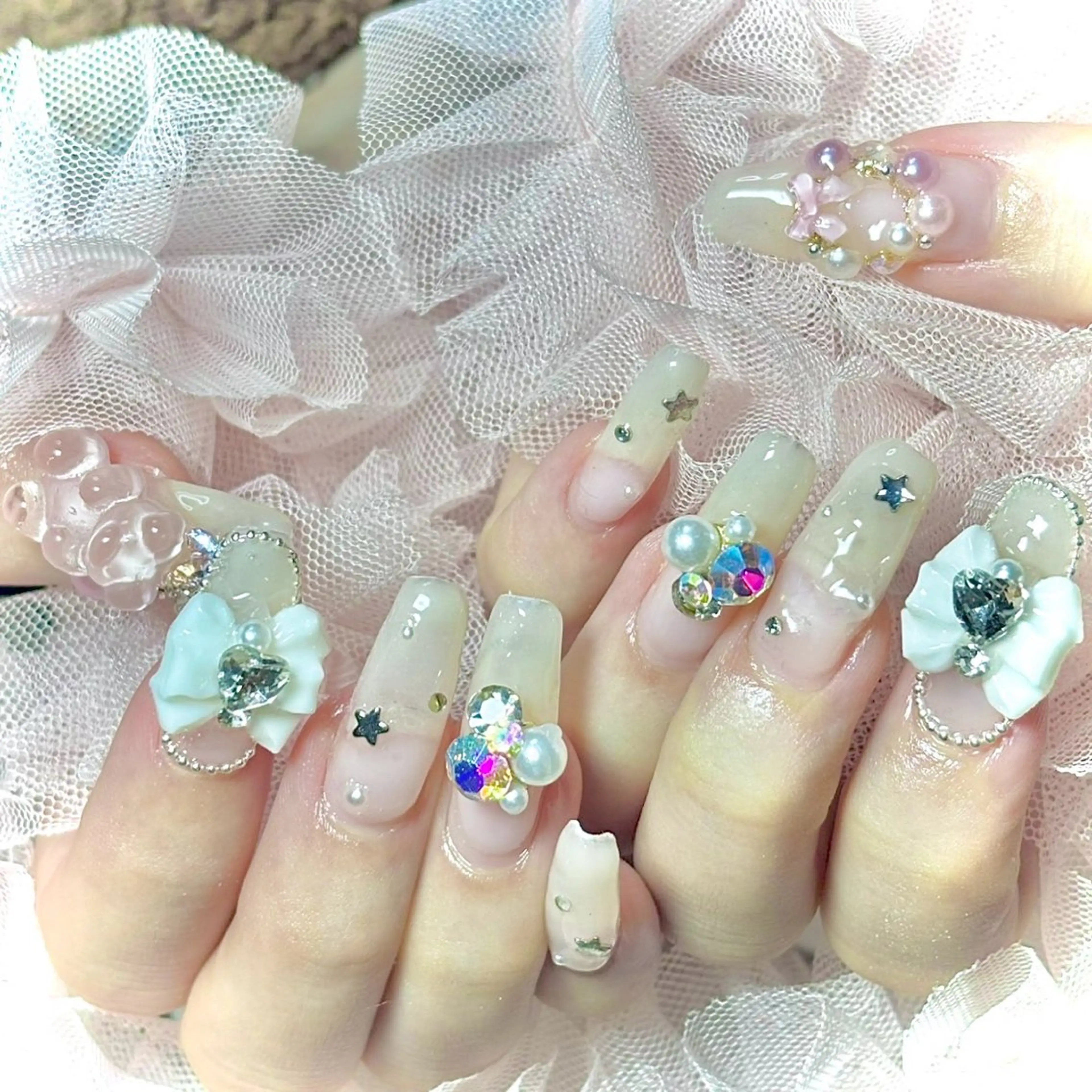 ネイル スカルプネイル miminon 自宅ネイルサロンのネイルデザイン