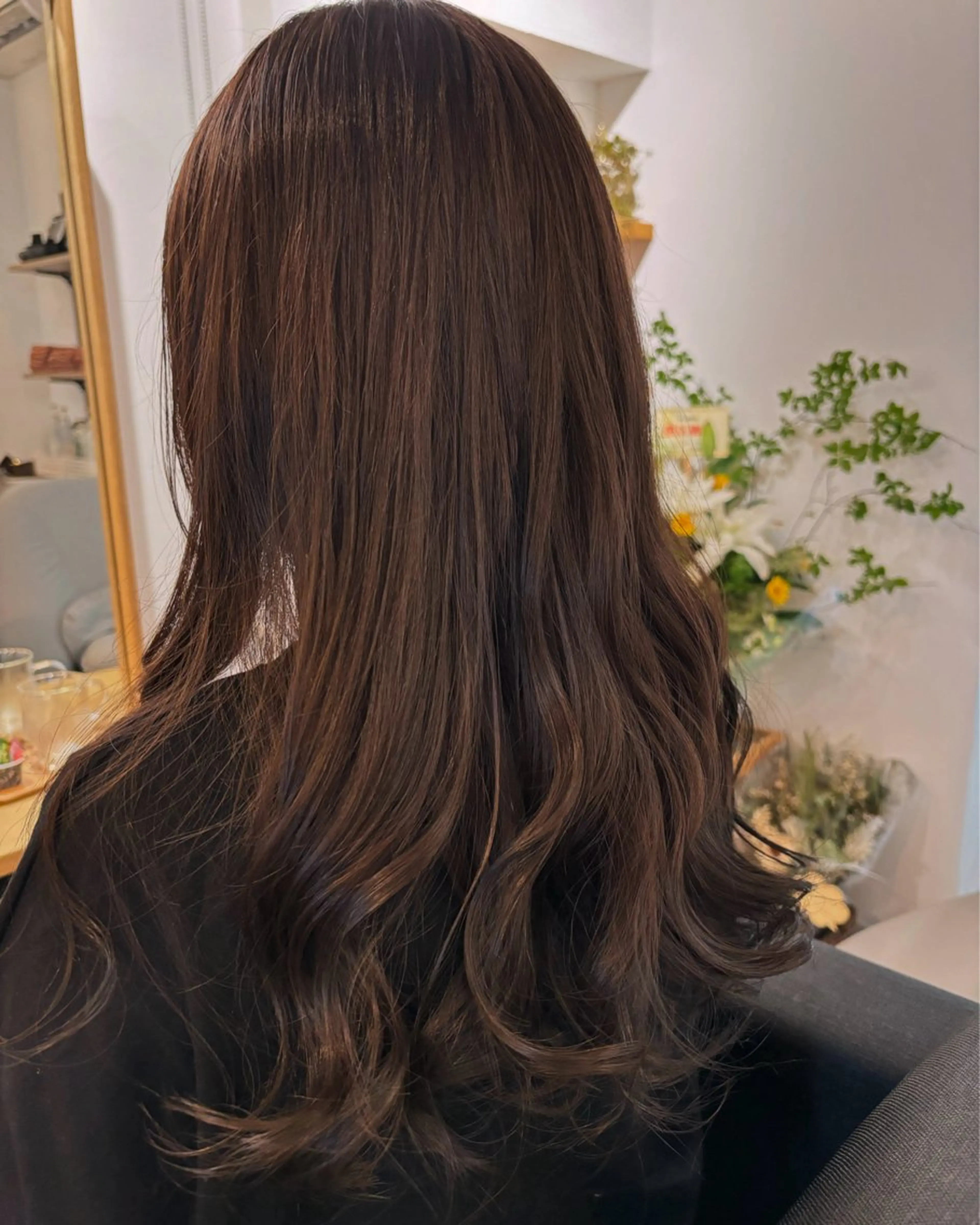 ご新規様❣️限定✨　艶カラー🌈　＋　トリートメント💙付き（カット✂︎なし、ブロー込）¥10000の写真