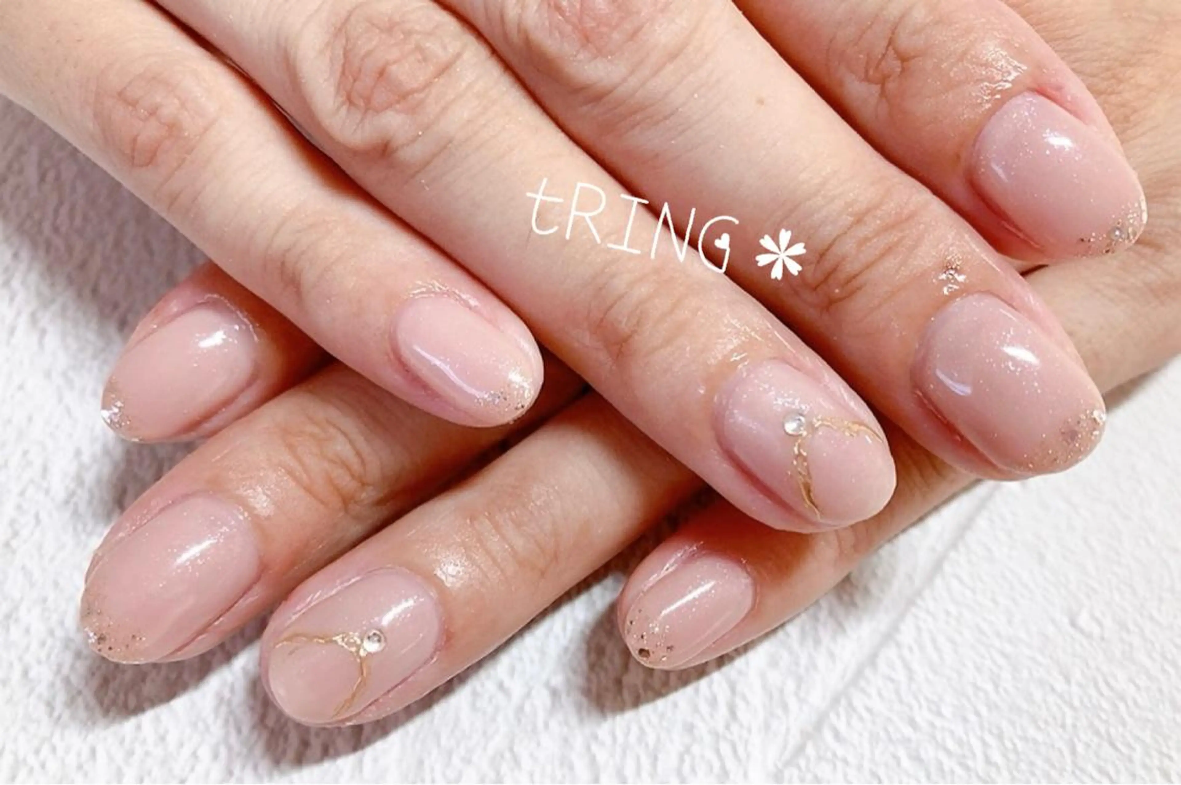 ネイル ハンドネイル tRING＊ しいの木台のネイルデザイン