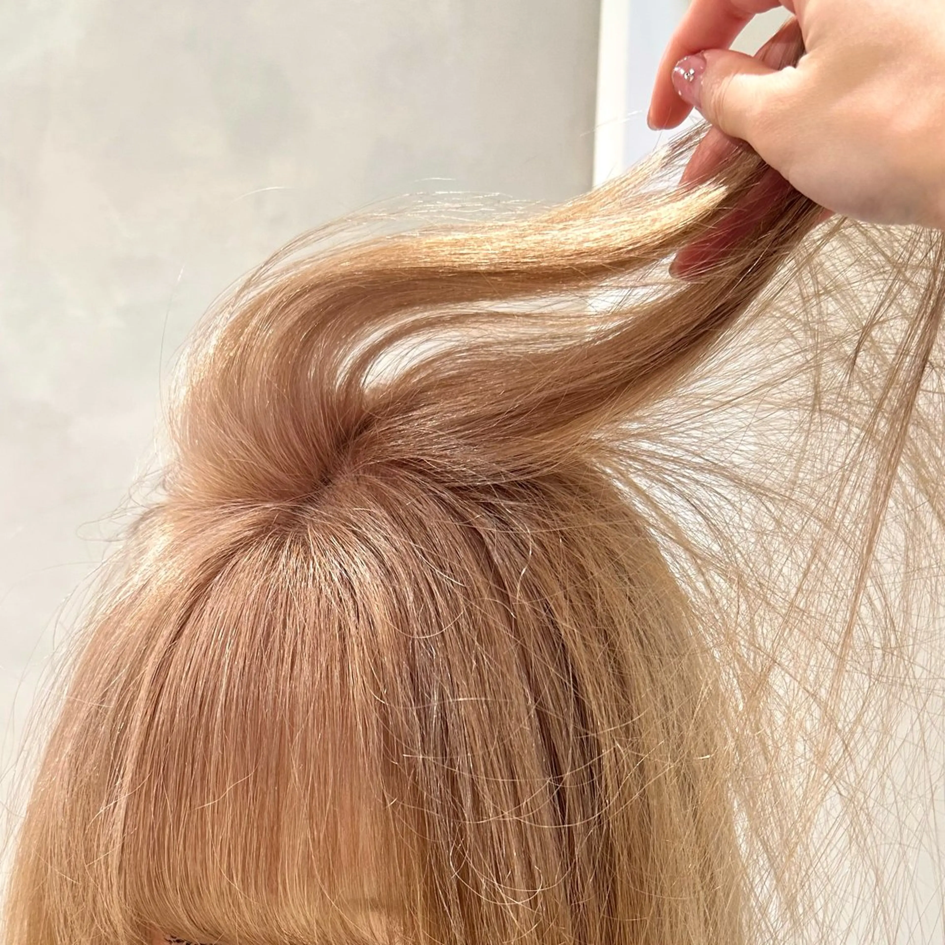 カラー ベージュカラー ブリーチ ミルクティーベージュ カット ヘアカラー トリートメント 可愛いベージュ作る 美容師/あかね🧸のヘアスタイル