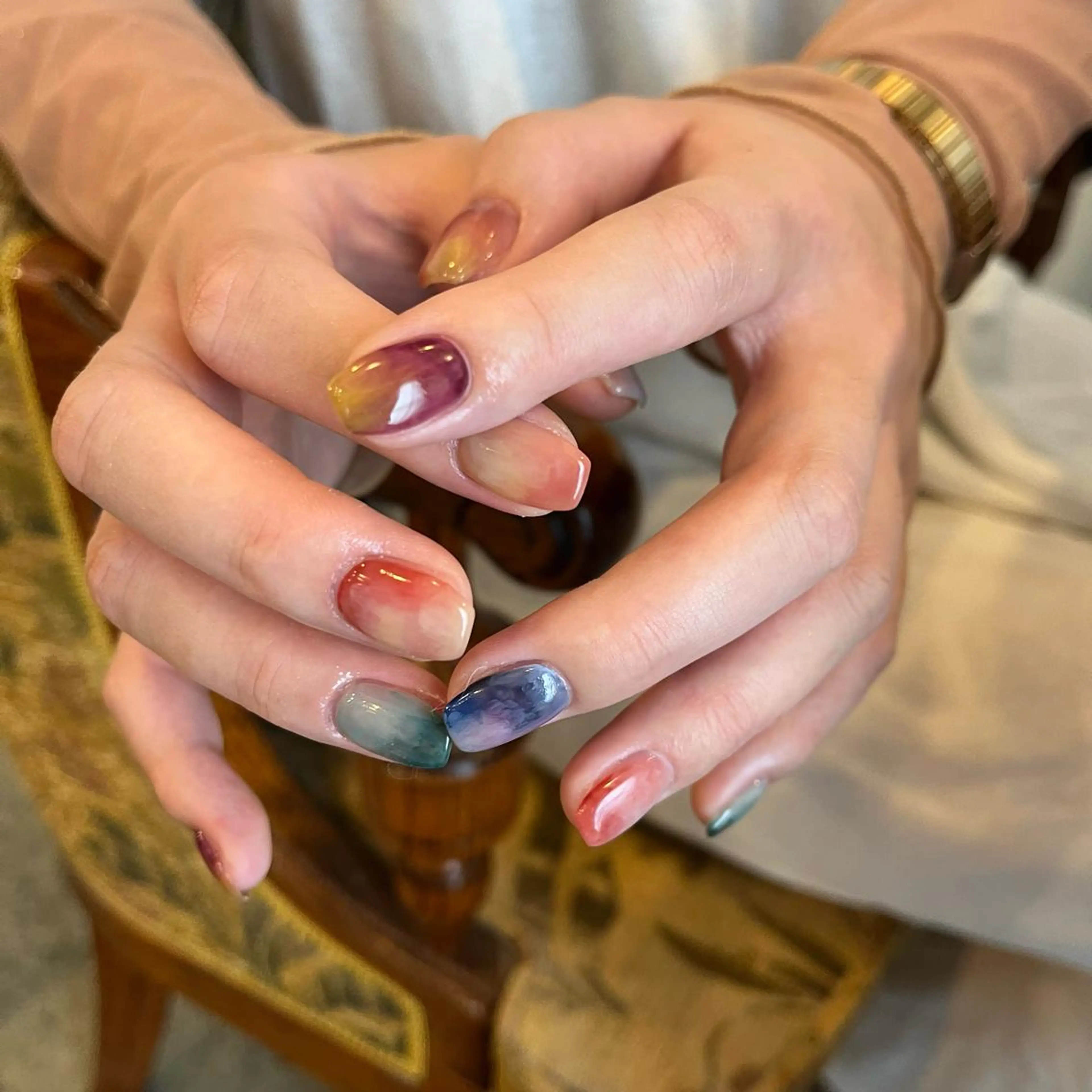 ネイル ハンドネイル 岩本 杏のネイルデザイン