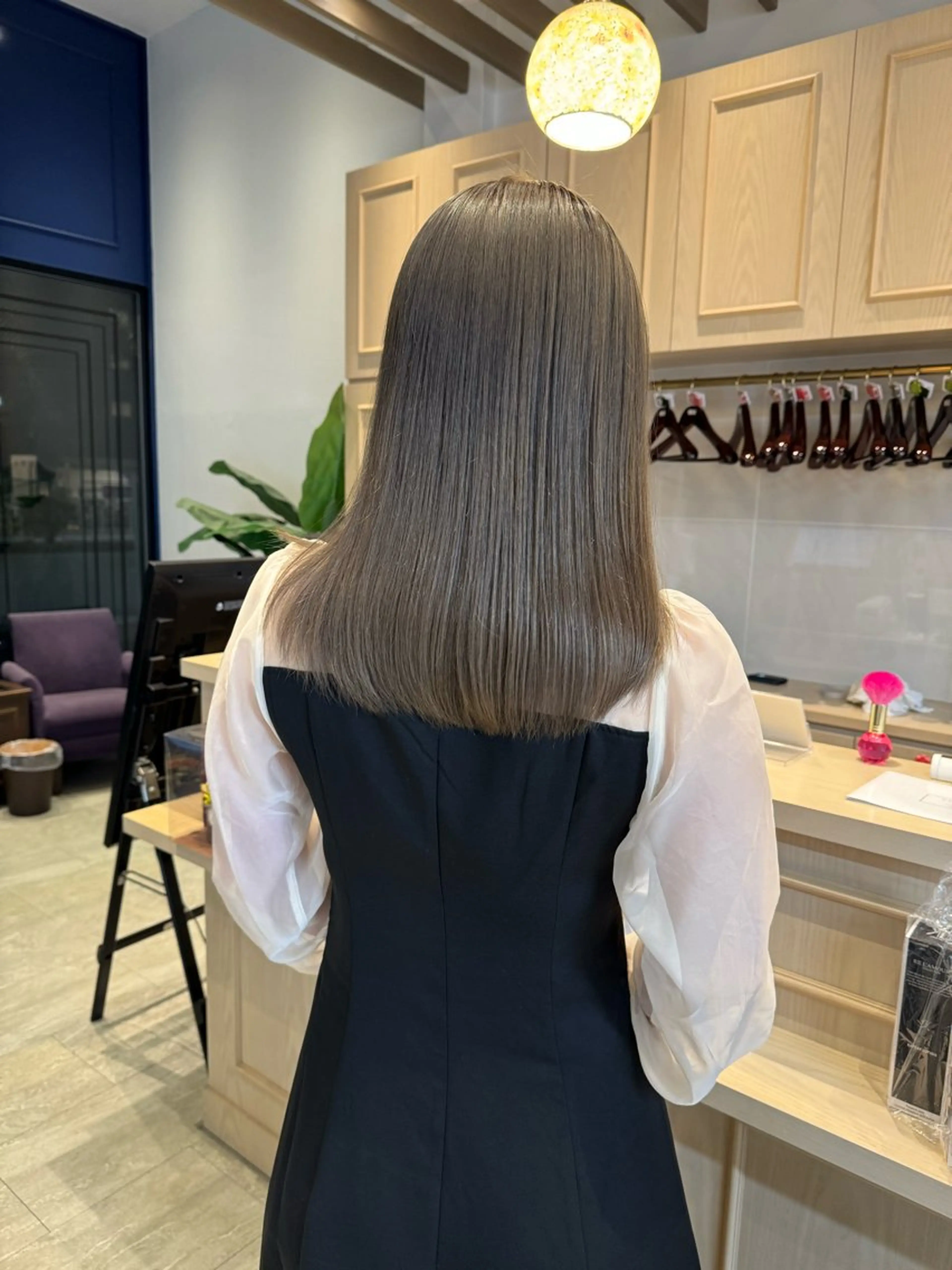 ロング カラー ショート/ボブ パーマ/中原のヘアスタイル