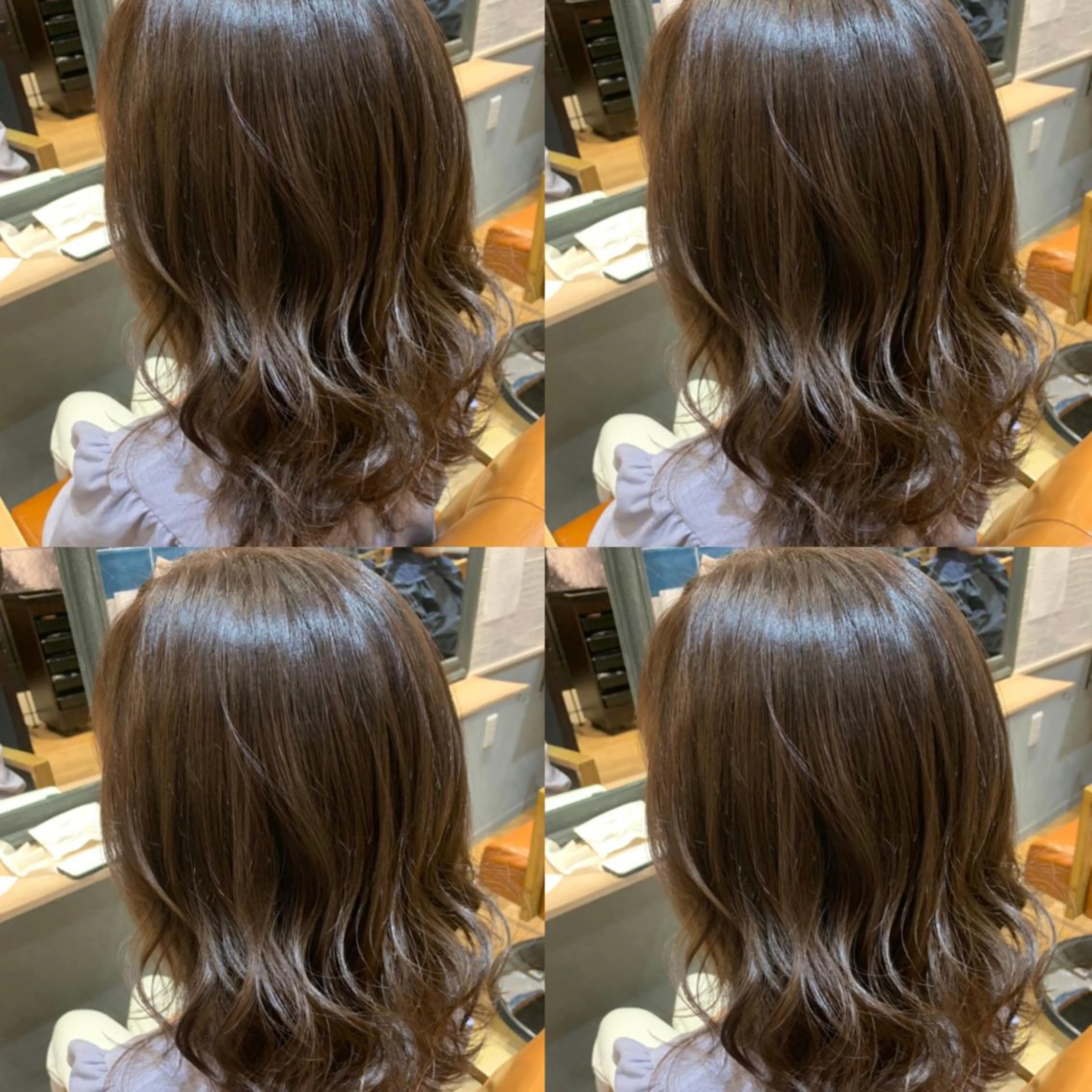 ミディアム カラー ヘアアレンジ 🦋レイヤー特化/ 羽エク/ナツミ🦋のヘアスタイル