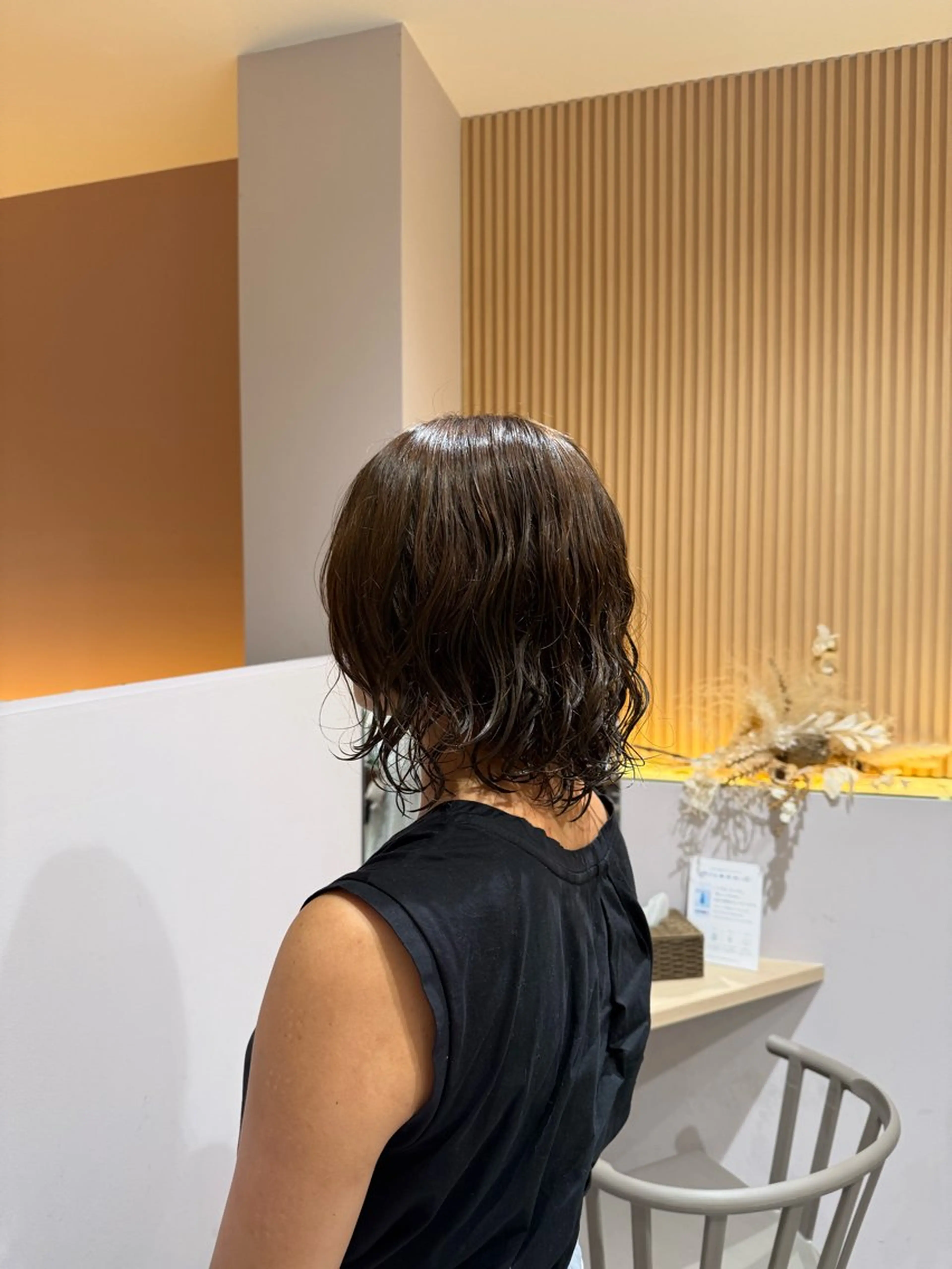 ショート カラー パーマ RosierBlue 工藤のヘアスタイル