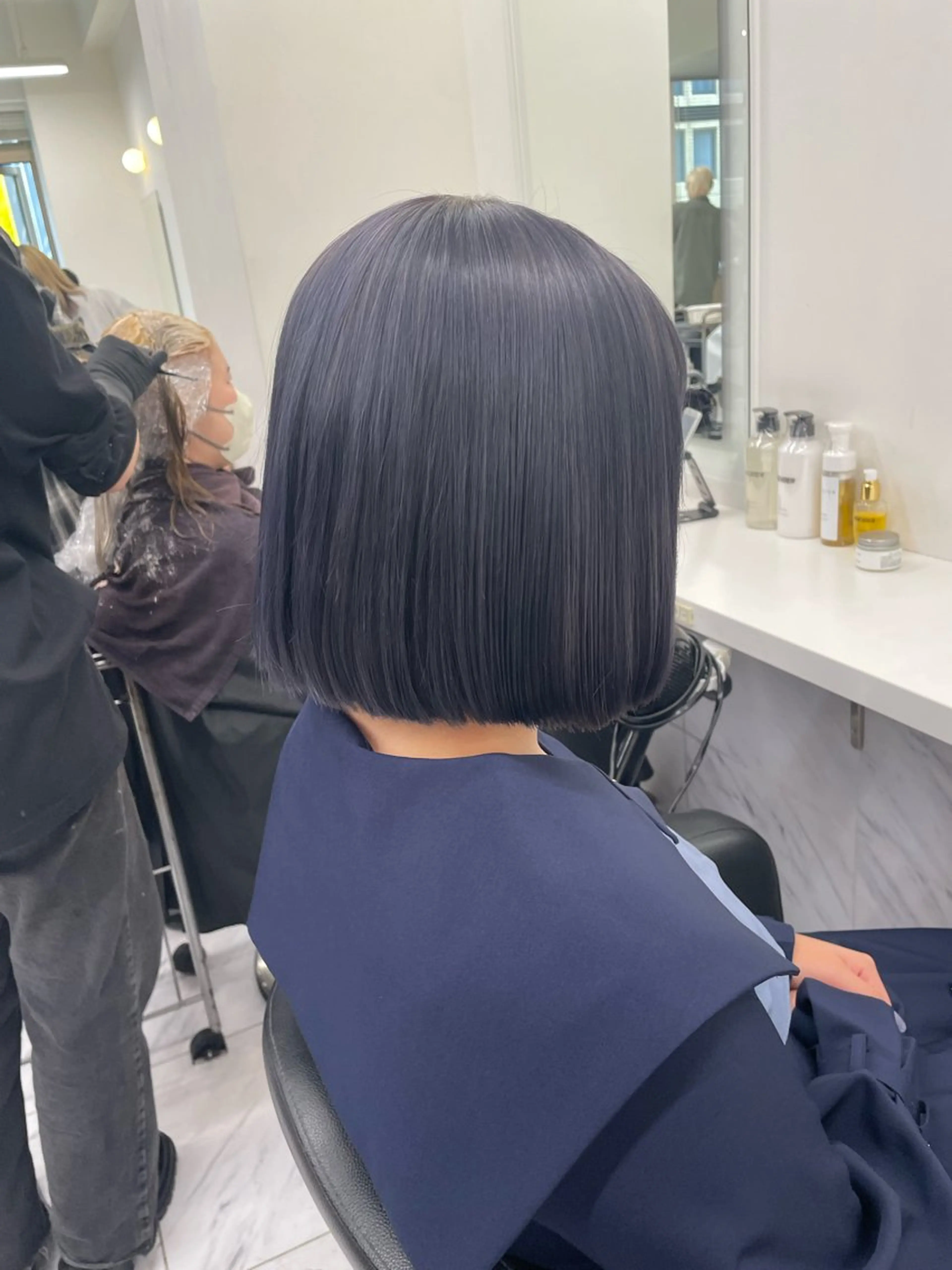 ショート カラー ヘアアレンジ ヘアカラー トリートメント ヘアセット 💗横浜美容室 💗HARUNAのヘアスタイル