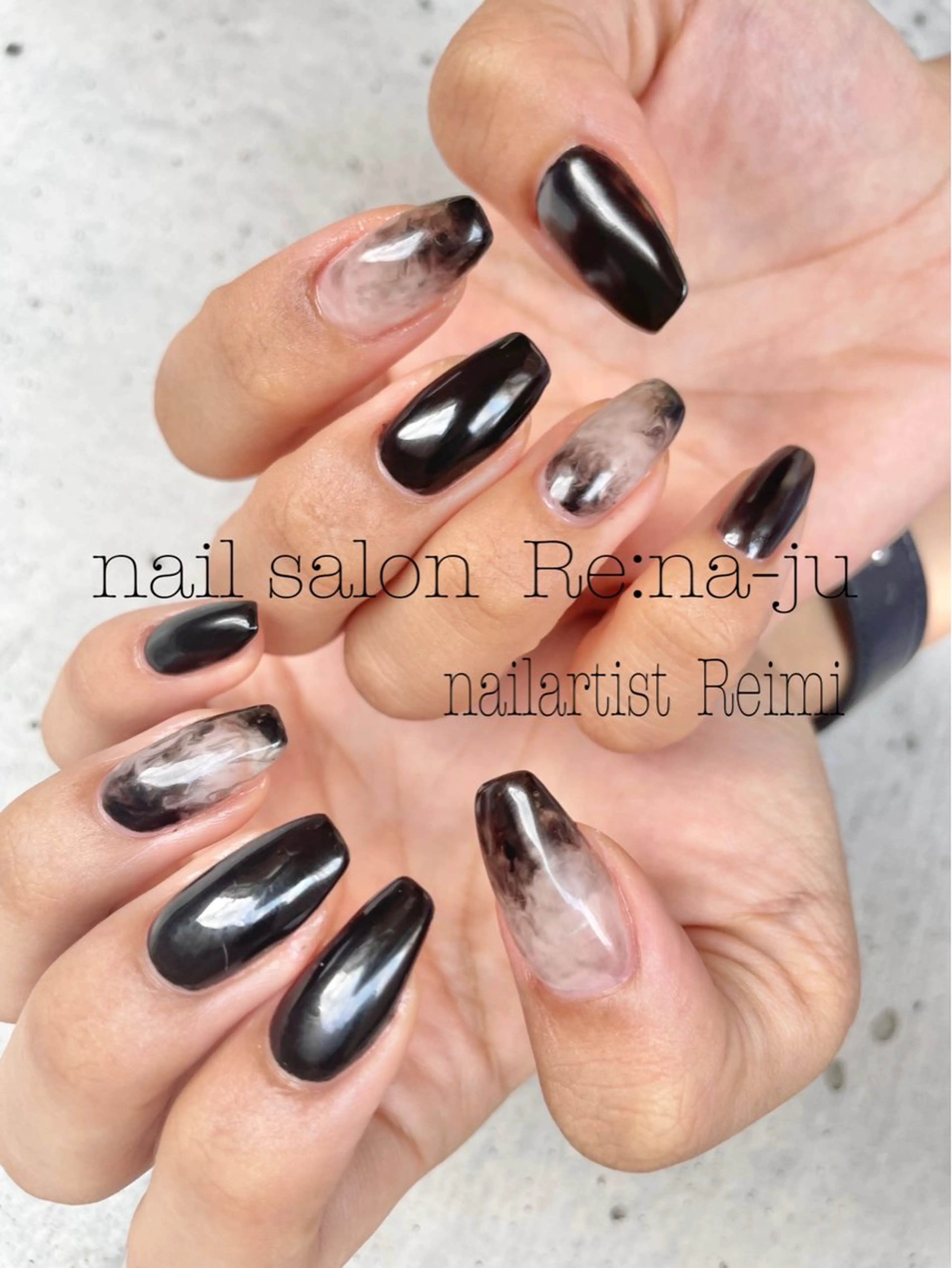 ネイル 持ち込み Rena-ju キャサディのネイルデザイン