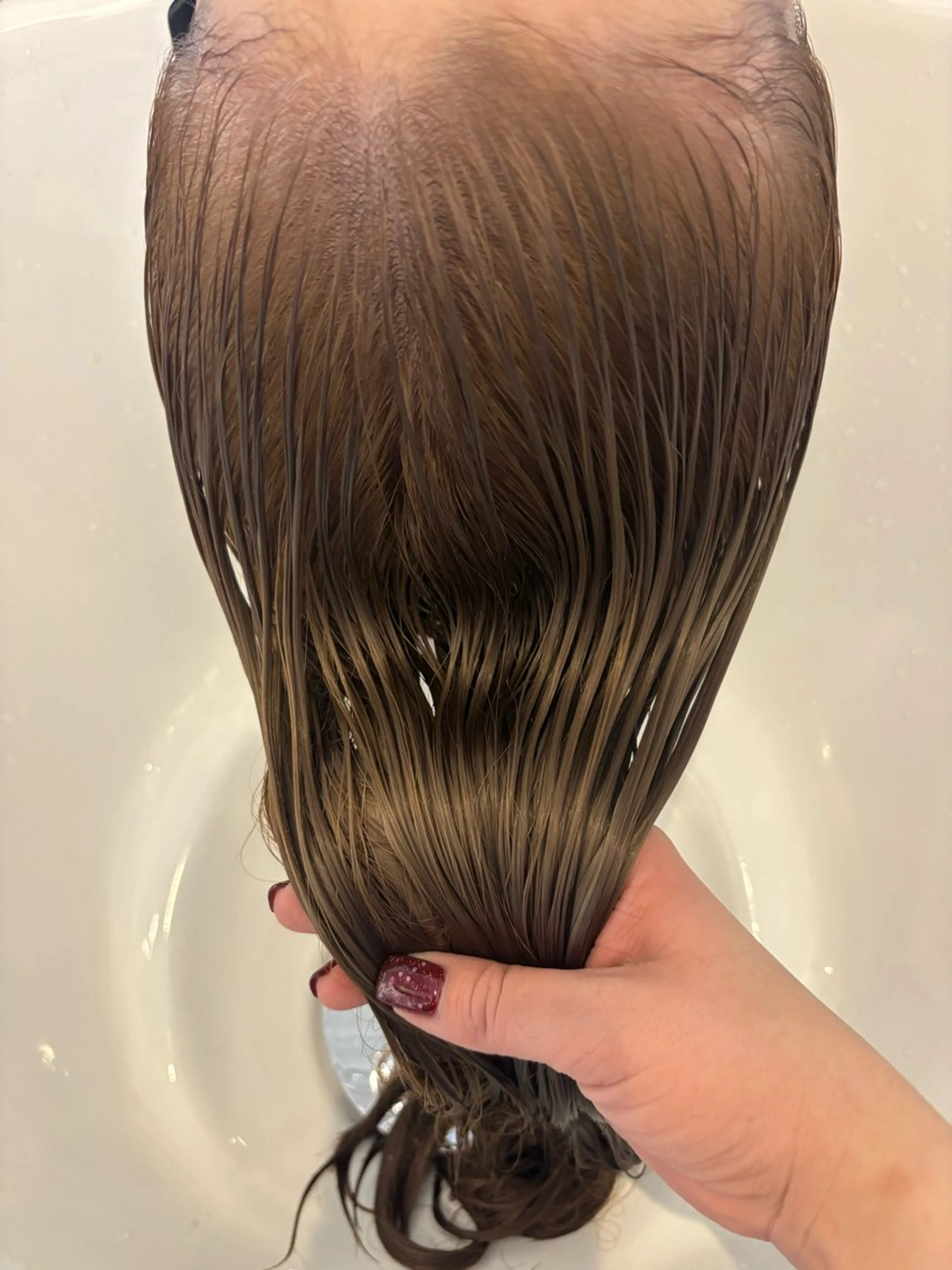 セミロング カラー hair design chouchou所属・ichika/福岡 /透明感カラー🤎のヘアスタイル