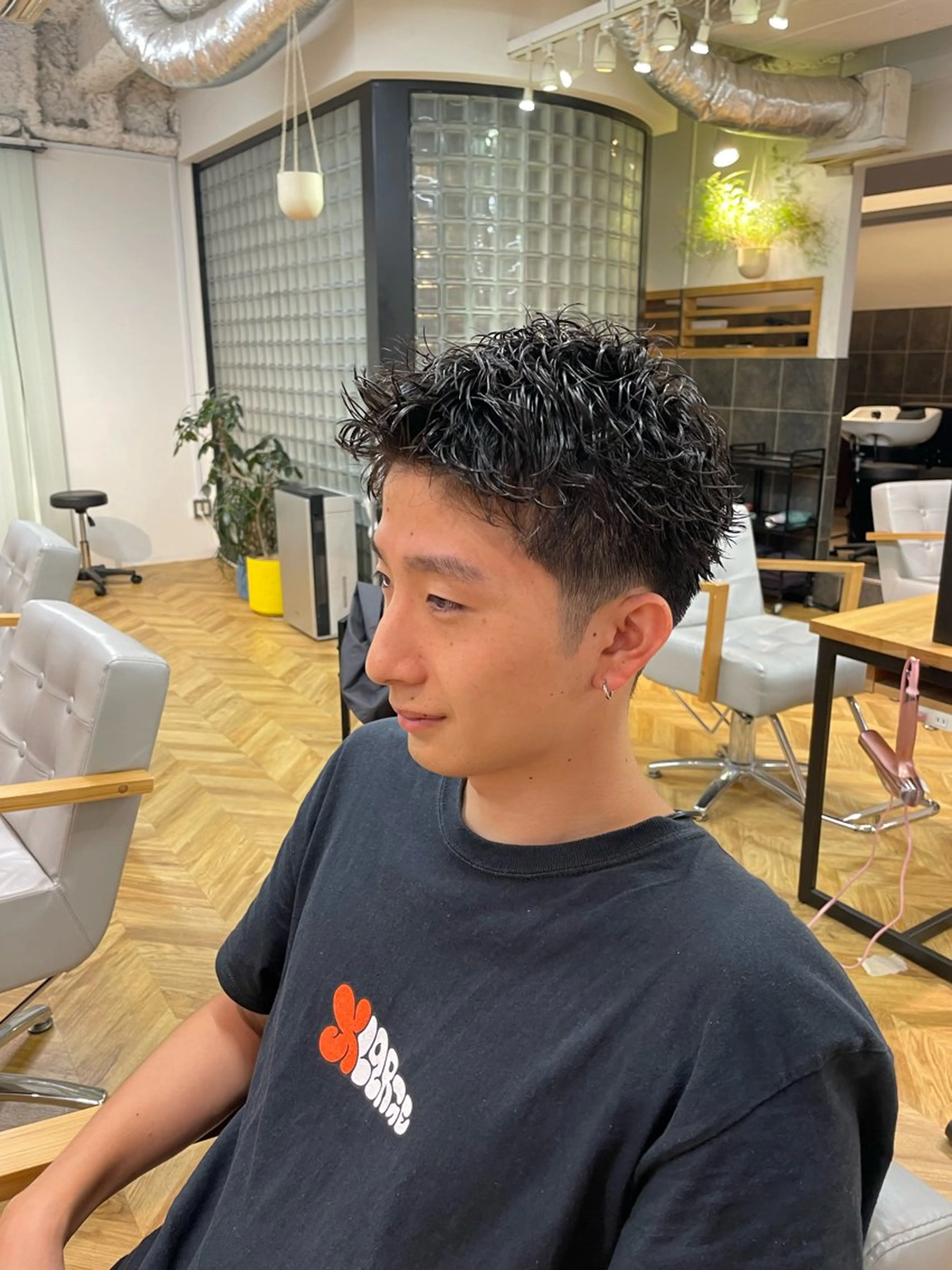 メンズ カット 為近日向子🐥暖色 💘顔周りカット🌈のヘアスタイル