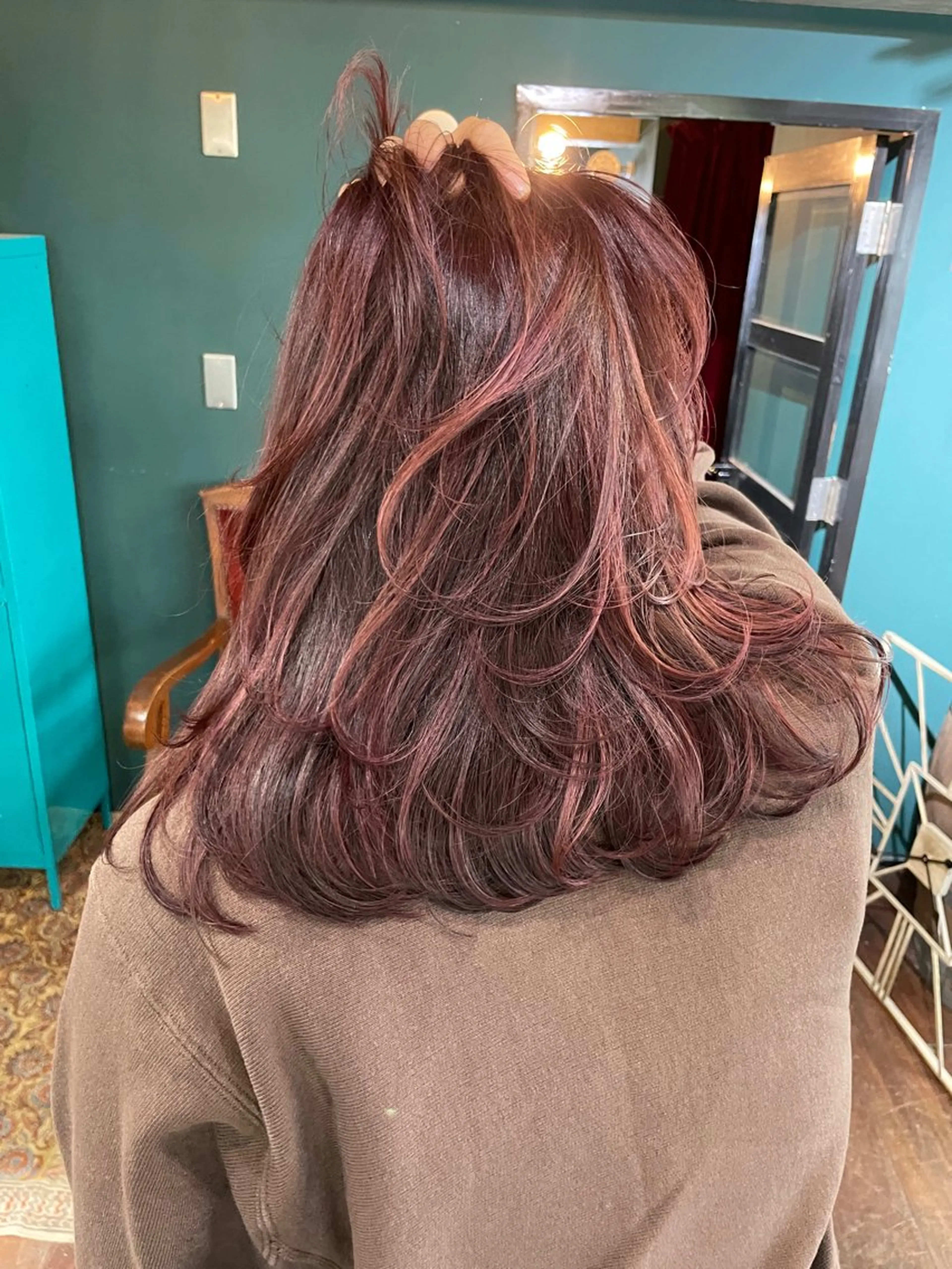 セミロング レイヤーカット vivre libreのヘアスタイル