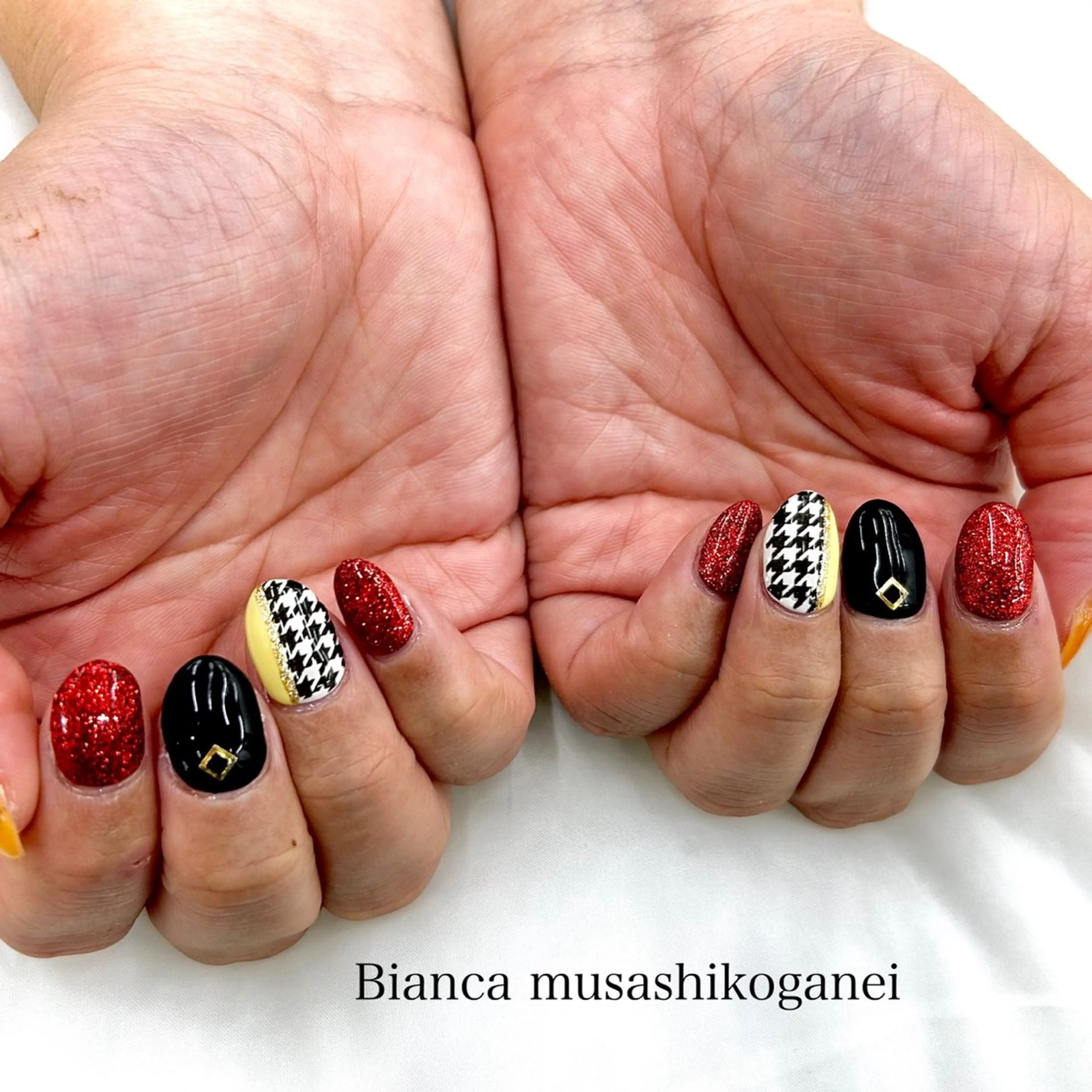 ネイル ハンドネイル Bianca 武蔵小金井　ほしののネイルデザイン