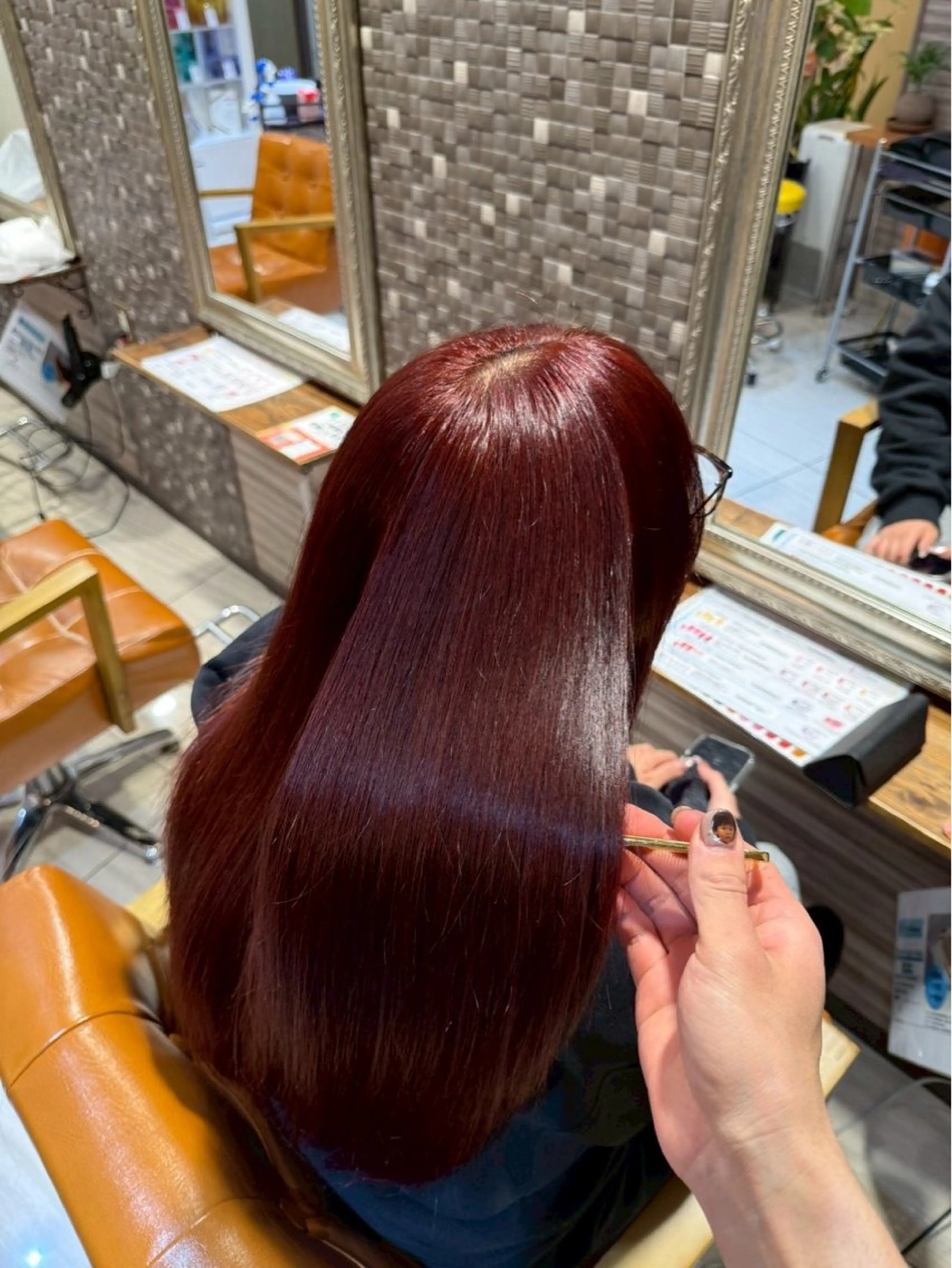 ロング カラー トリートメント さいとう みゆのヘアスタイル