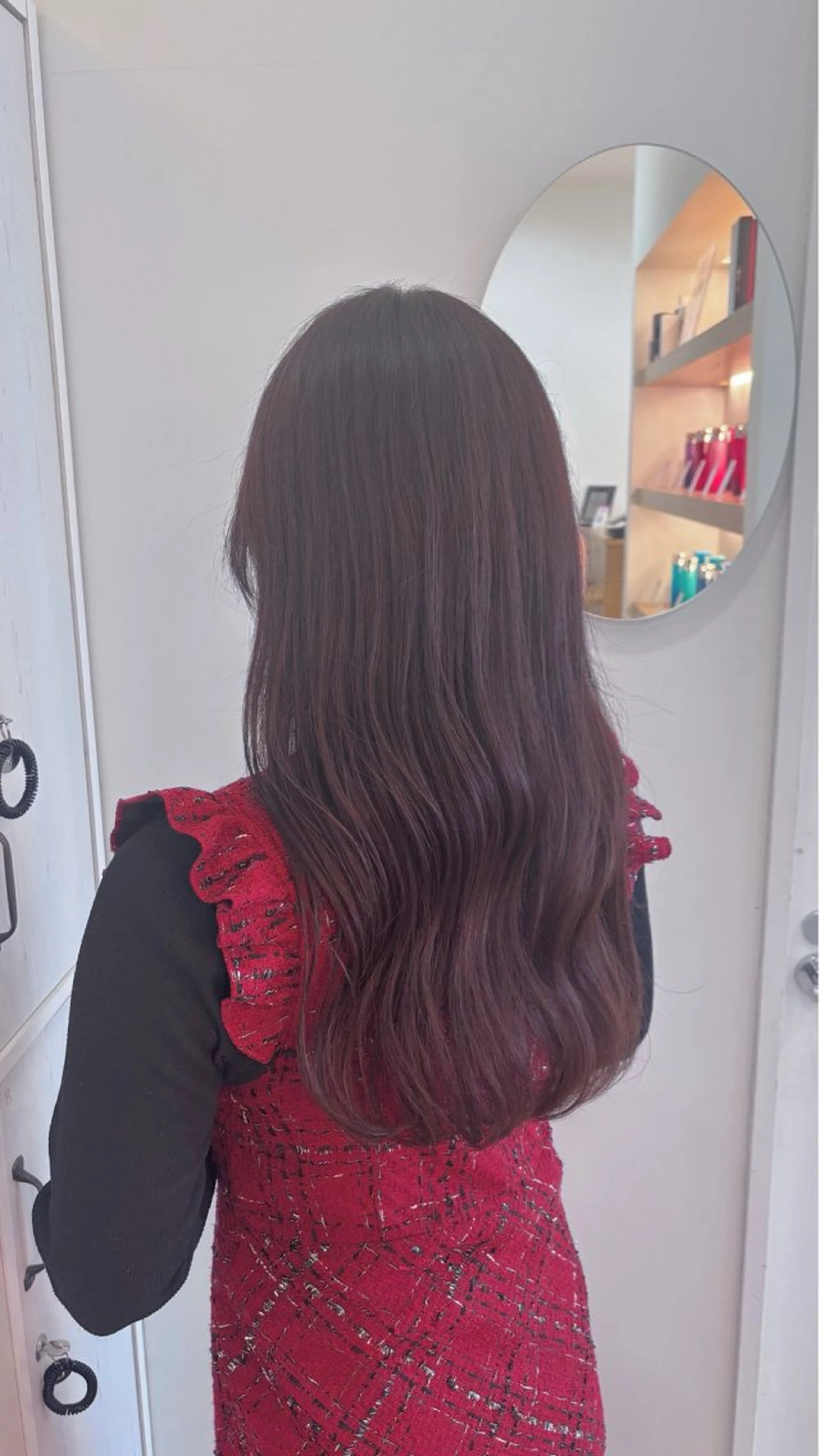 ロング カラー ラベンダーカラー ピンクカラー ピンクラベンダー 🫧髪質改善🫧 神田紗来のヘアスタイル