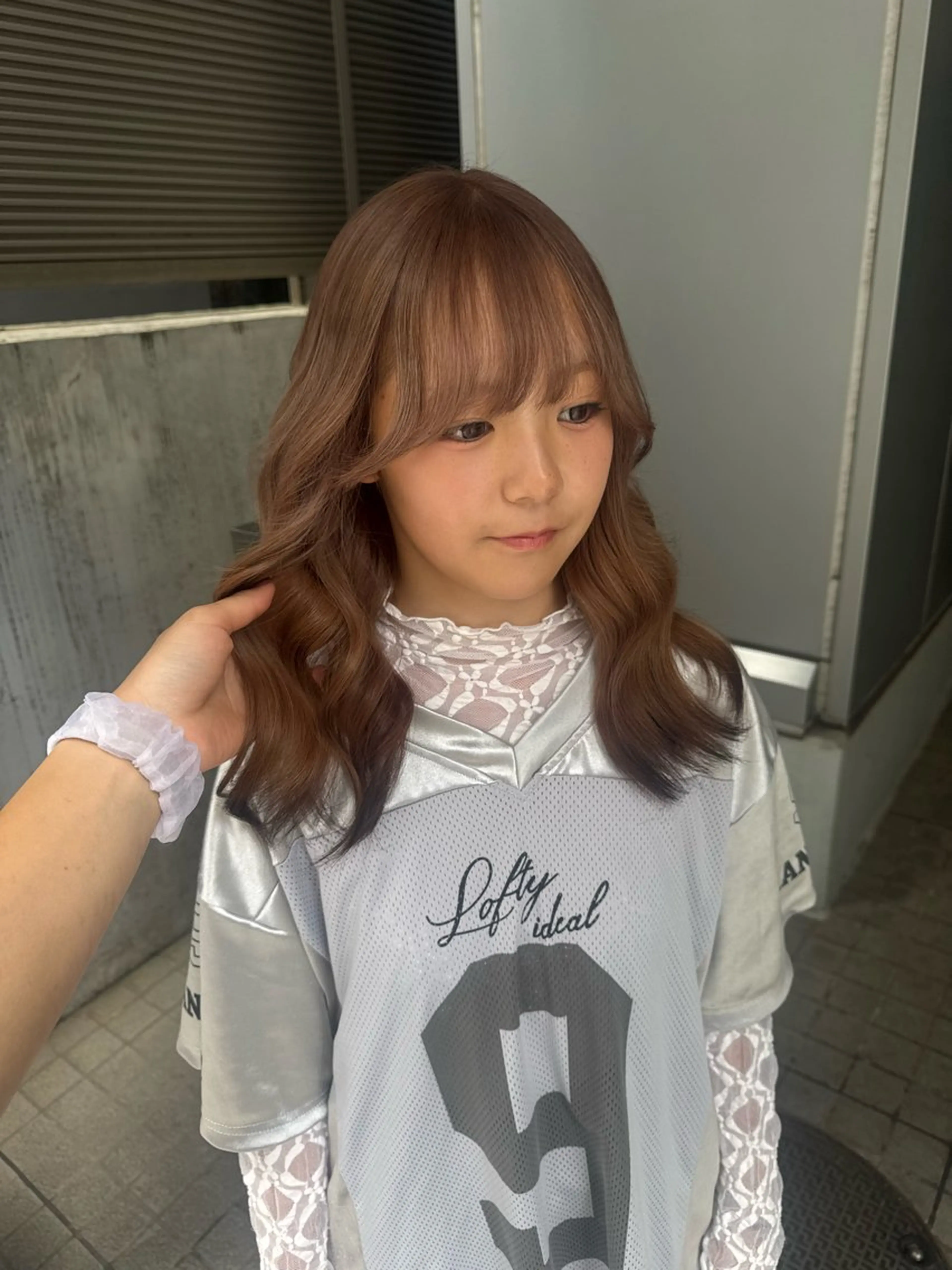 セミロング カラー ヘアカラー トリートメント Momoka🪷 /ハイトーンのヘアスタイル