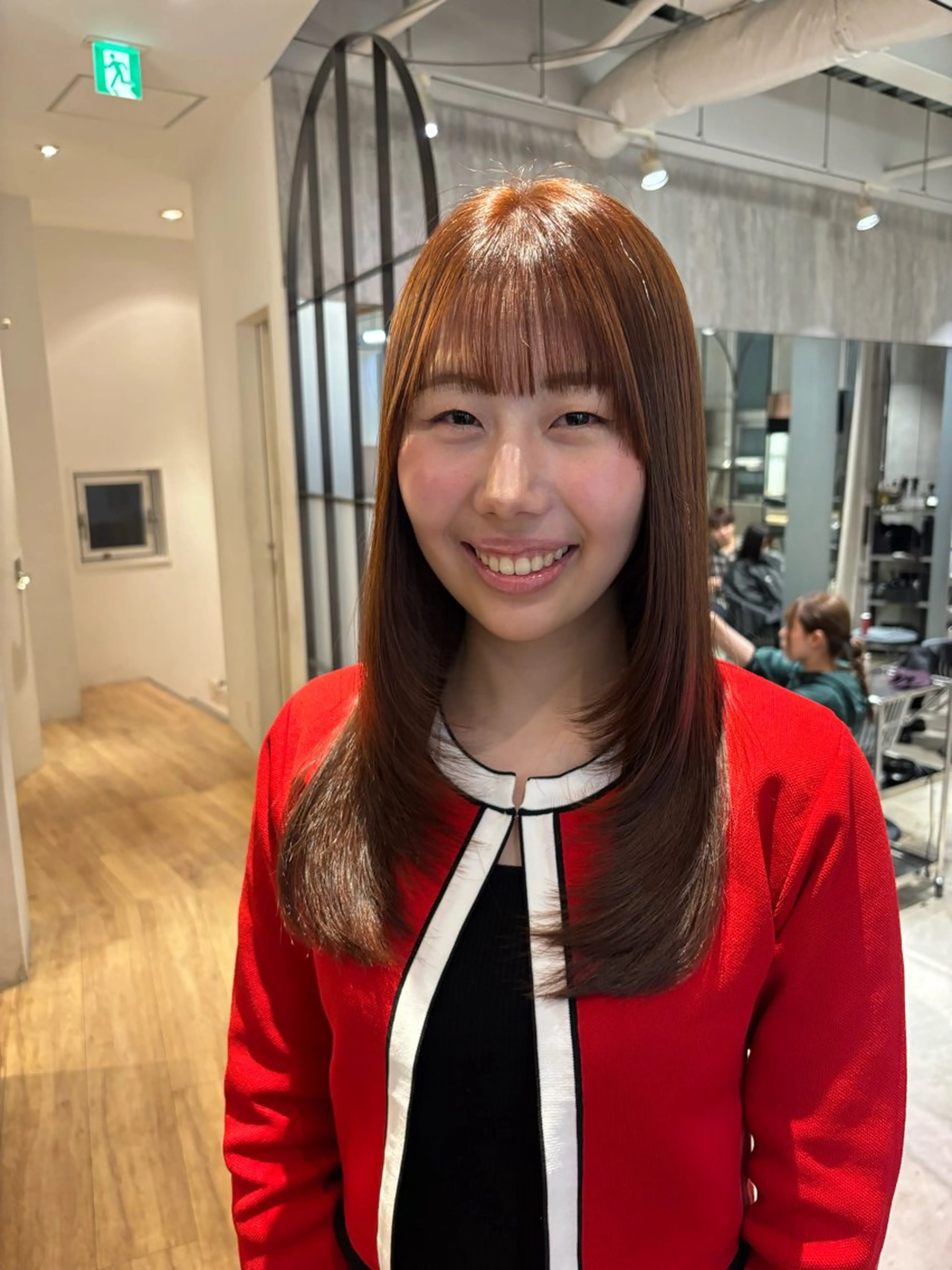 ロング レイヤーカット カット ヘアカラー 西田  美侑 /カットモデルのヘアスタイル