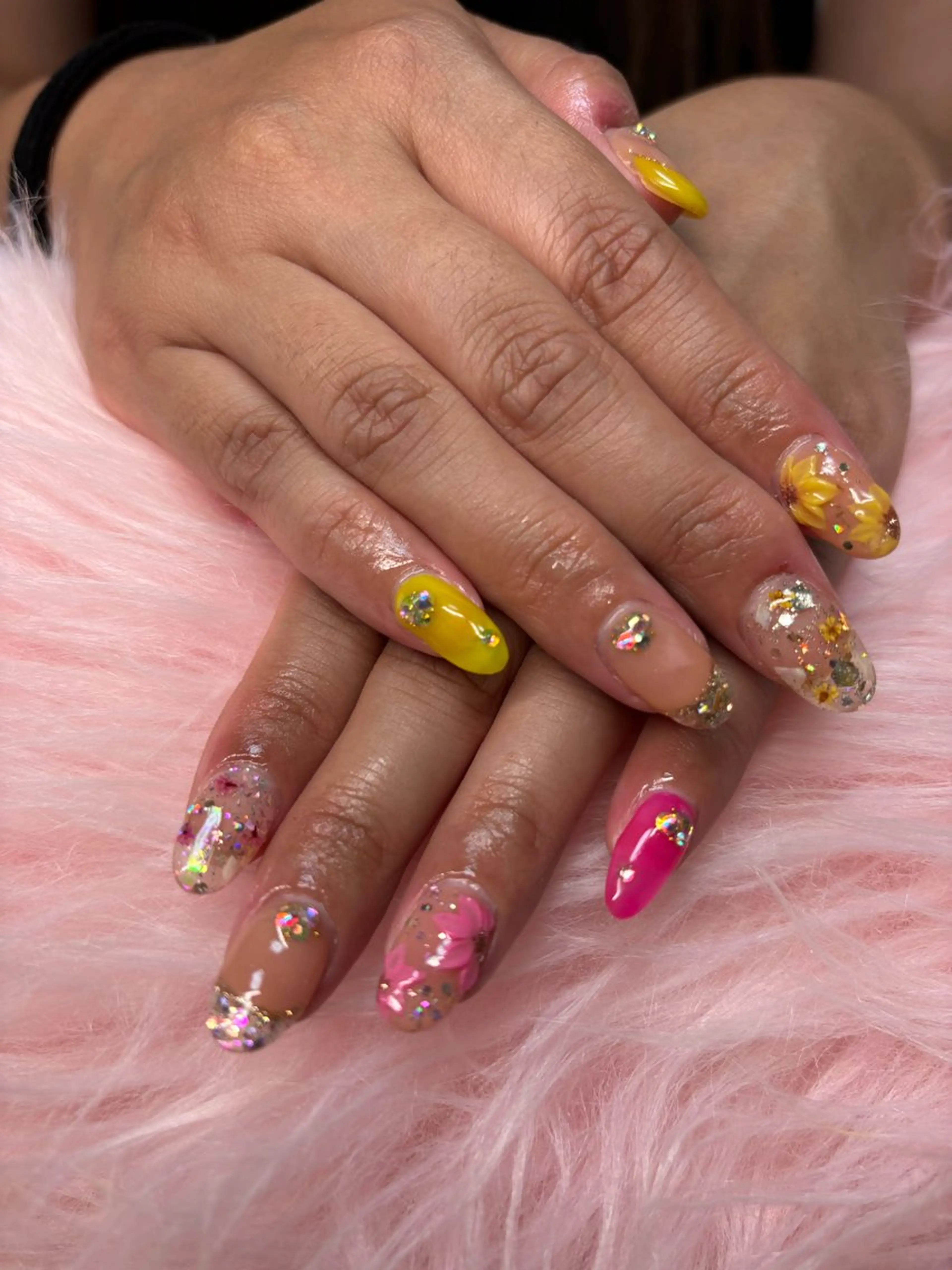 ネイル rukianail 新里のネイルデザイン