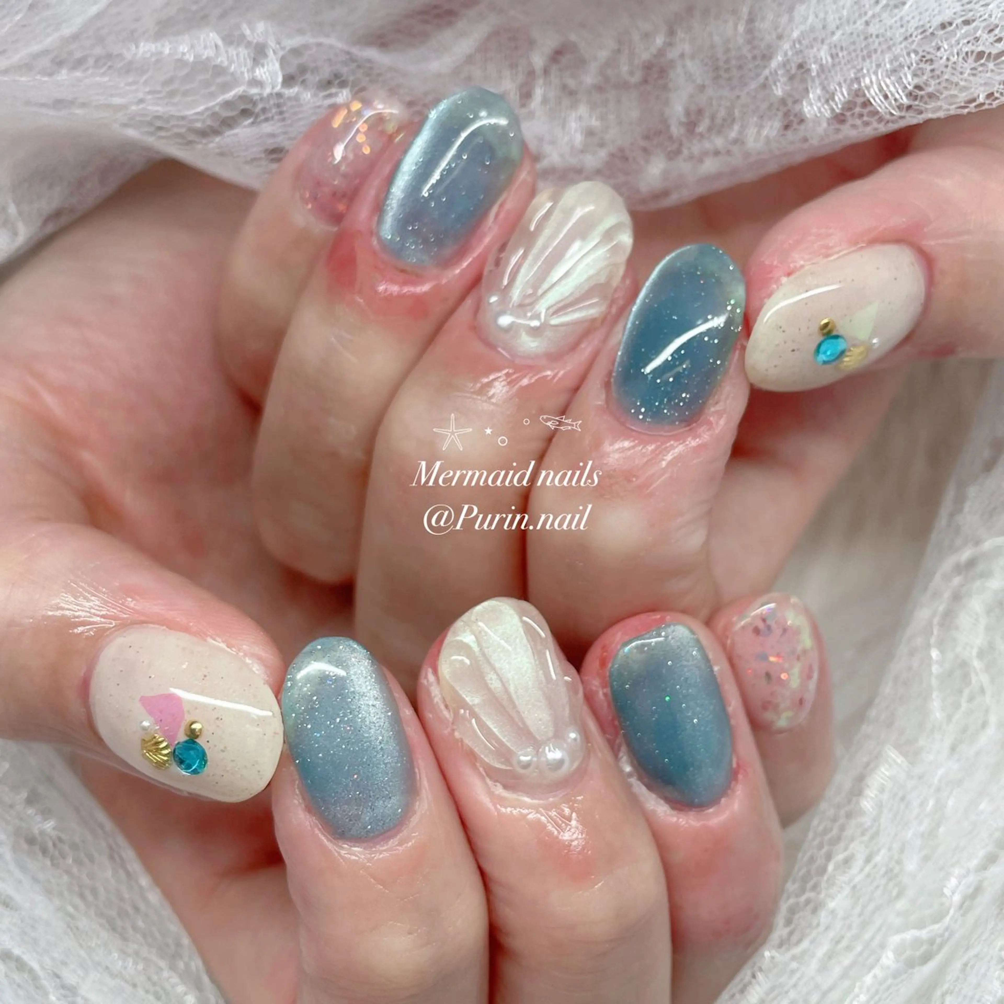 ネイル Nails by Purin🍮のネイルデザイン