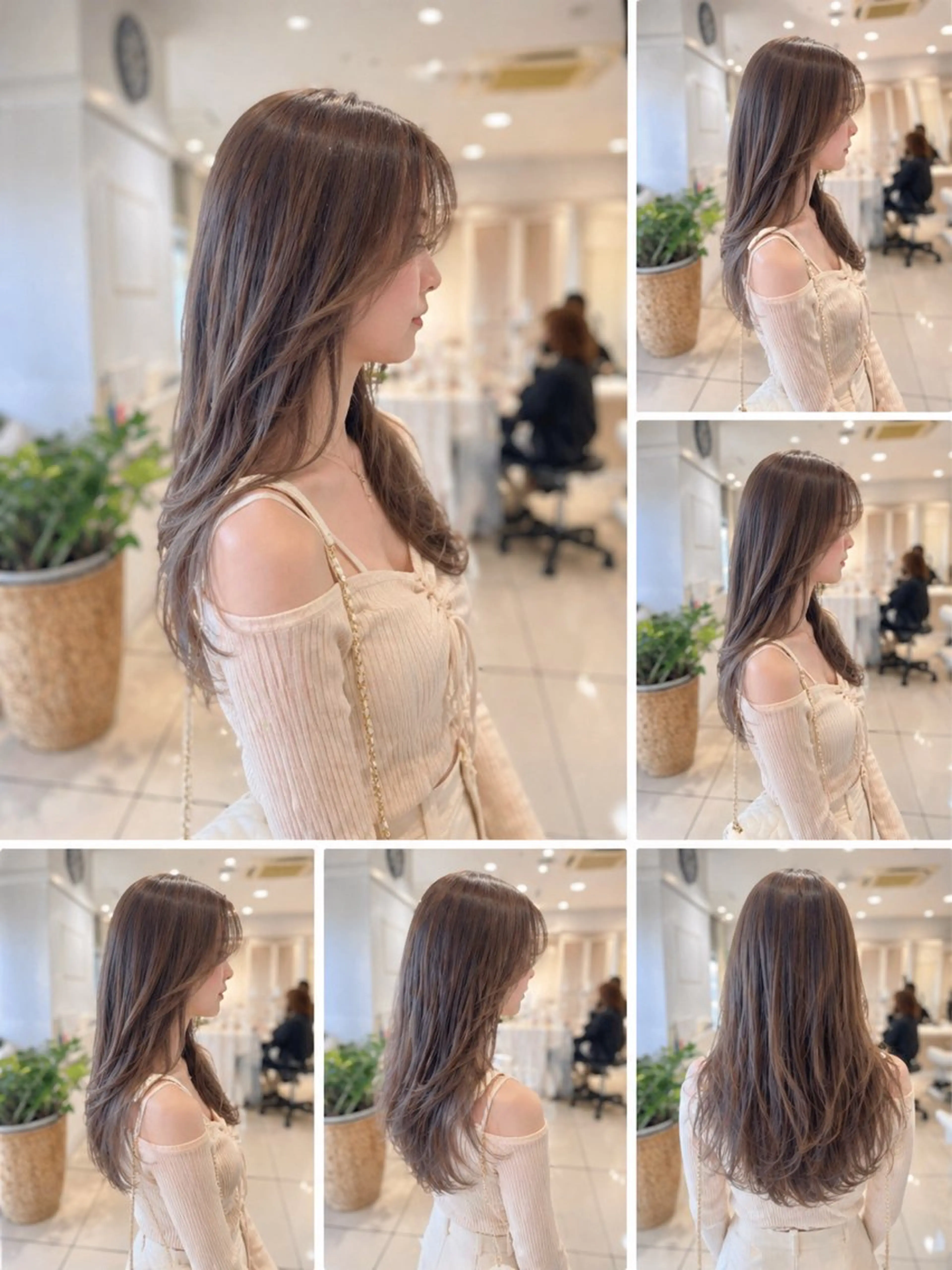 ロング カラー カット ヘアカラー トリートメント 金子 直樹のヘアスタイル