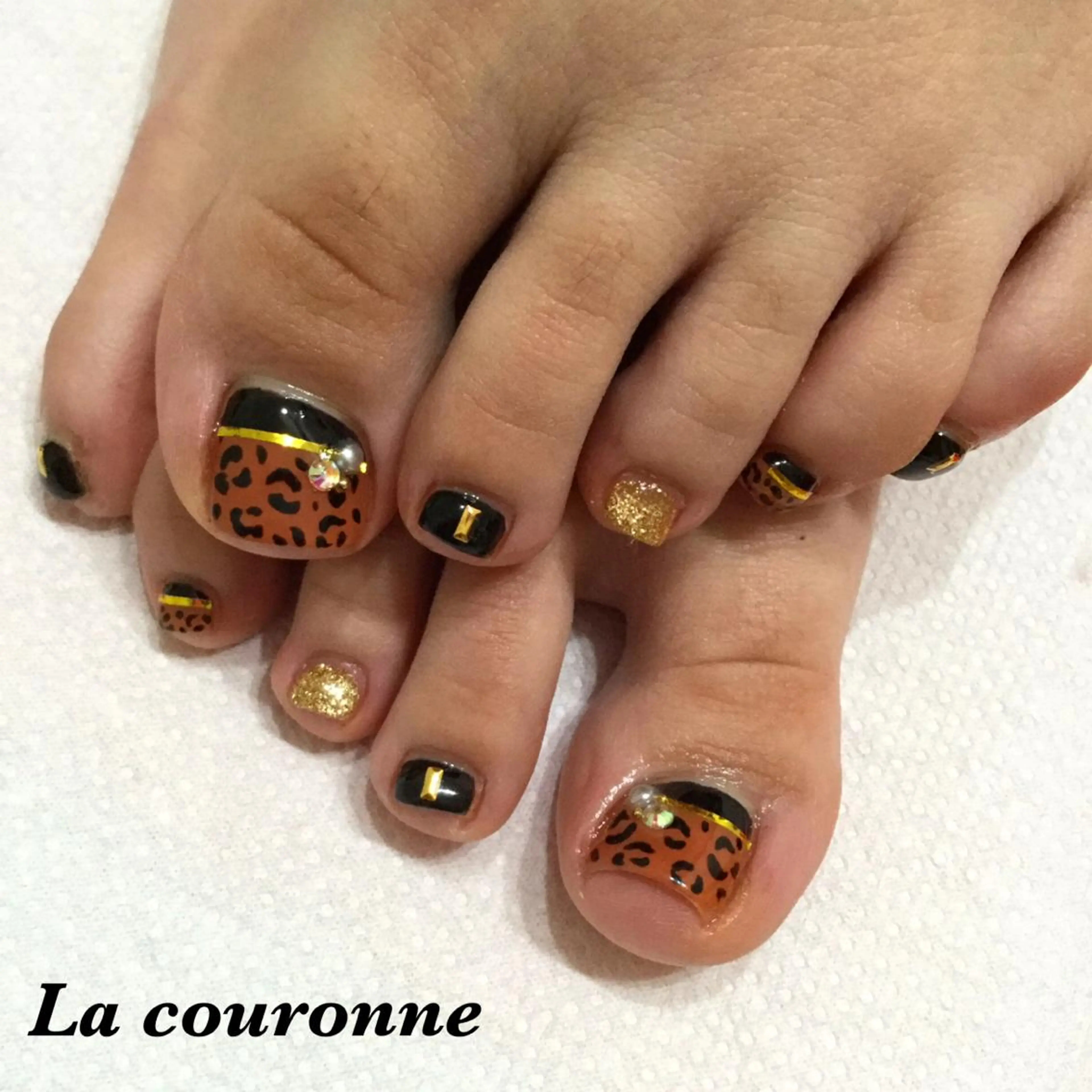 ネイル フットネイル Lacouronne NATSUMIのネイルデザイン