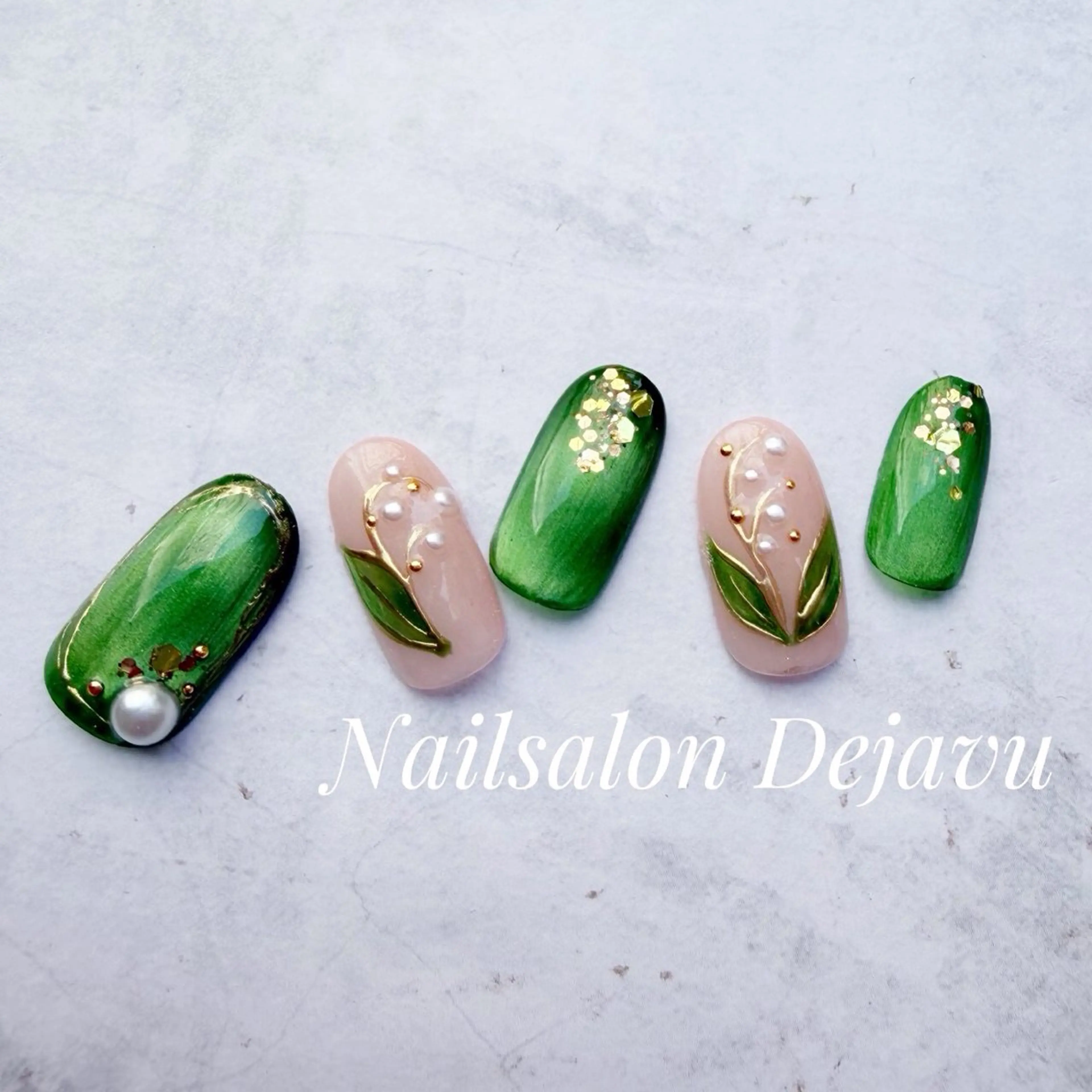 ネイル ハンドネイル Nail salon Dejavu 🌿のネイルデザイン