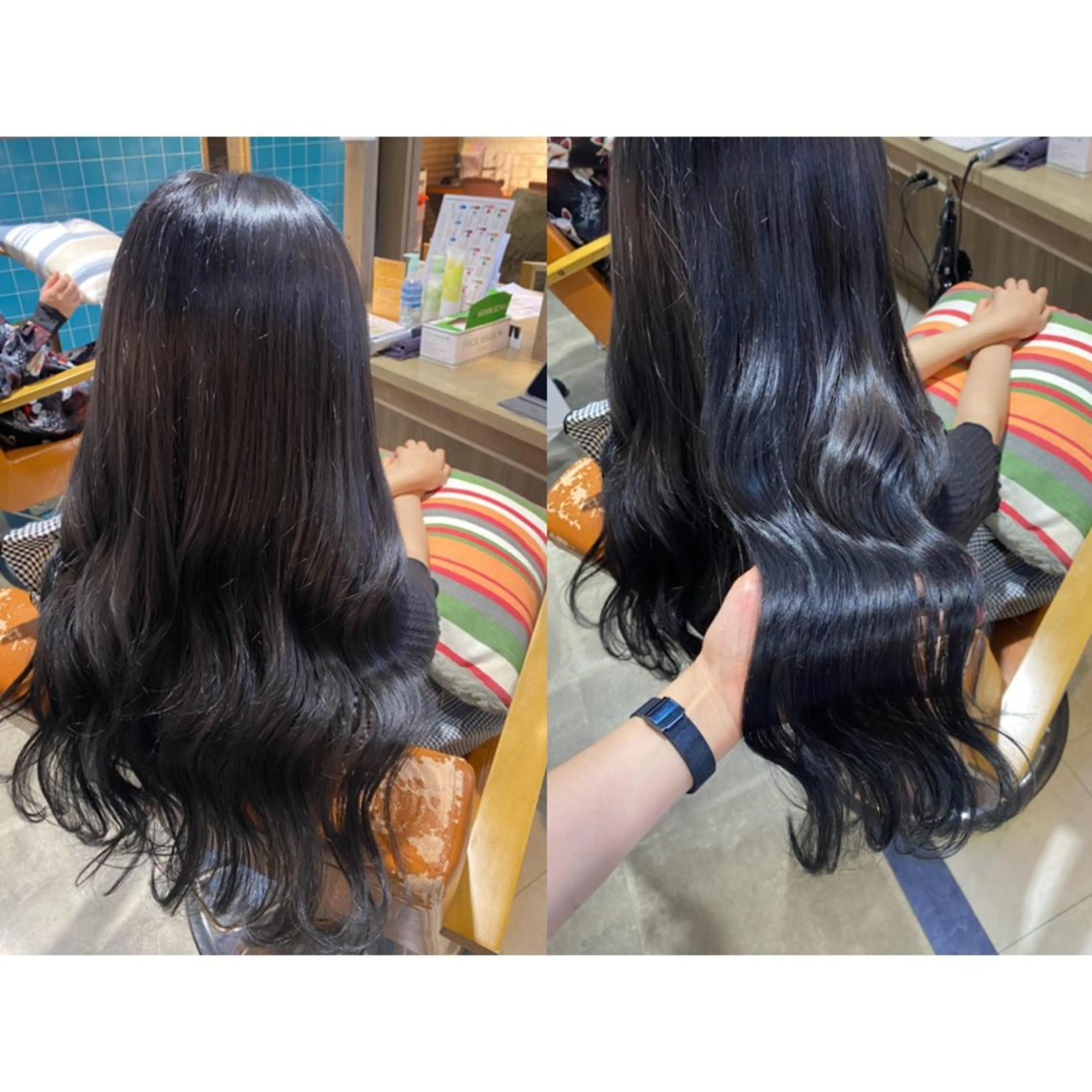 カラー 🐻結んで可愛い hair EMI🐻のヘアスタイル