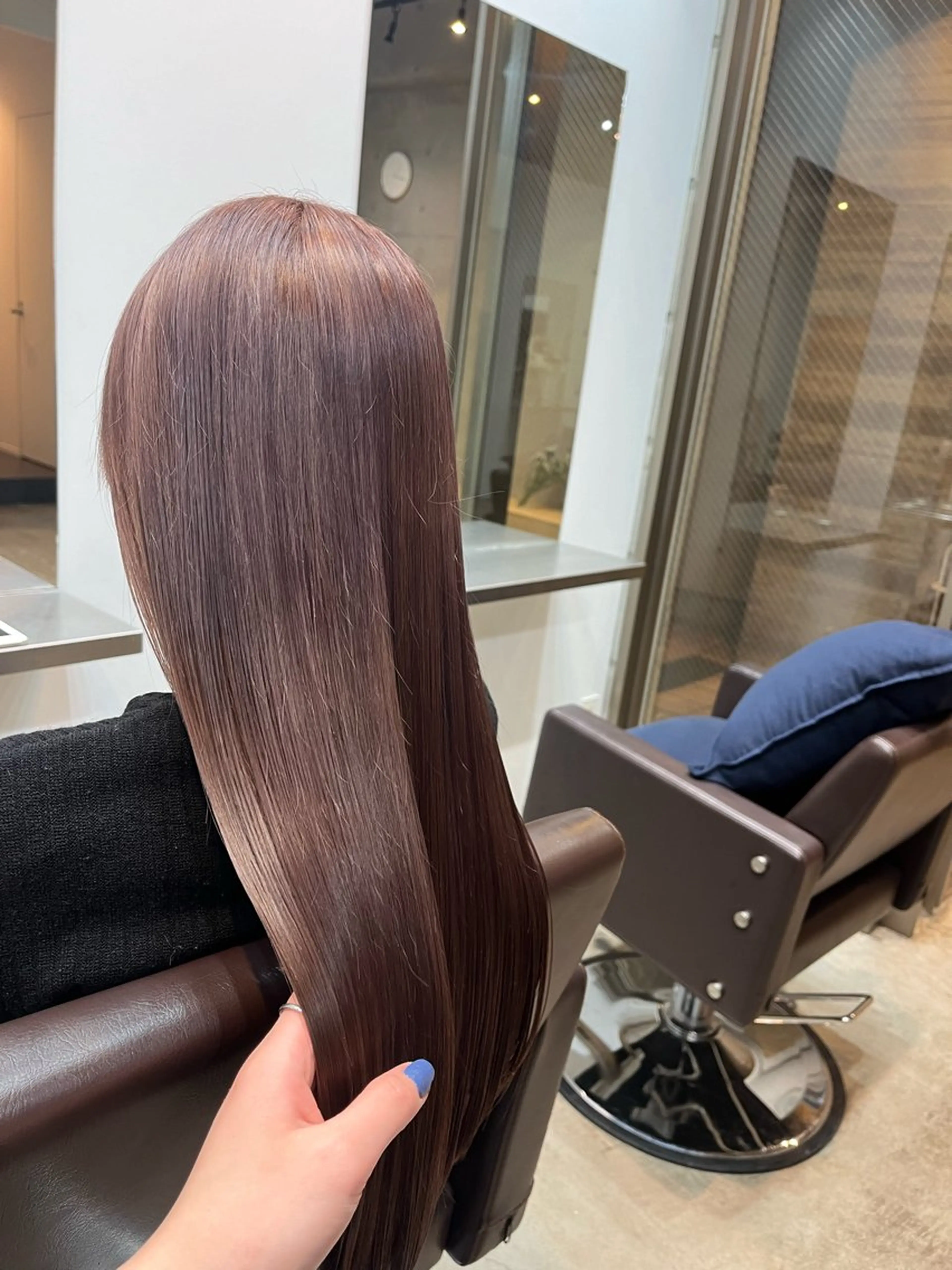 カラー ベージュカラー ピンクカラー ピンクベージュ 【arc】 mikiho/パーマのヘアスタイル