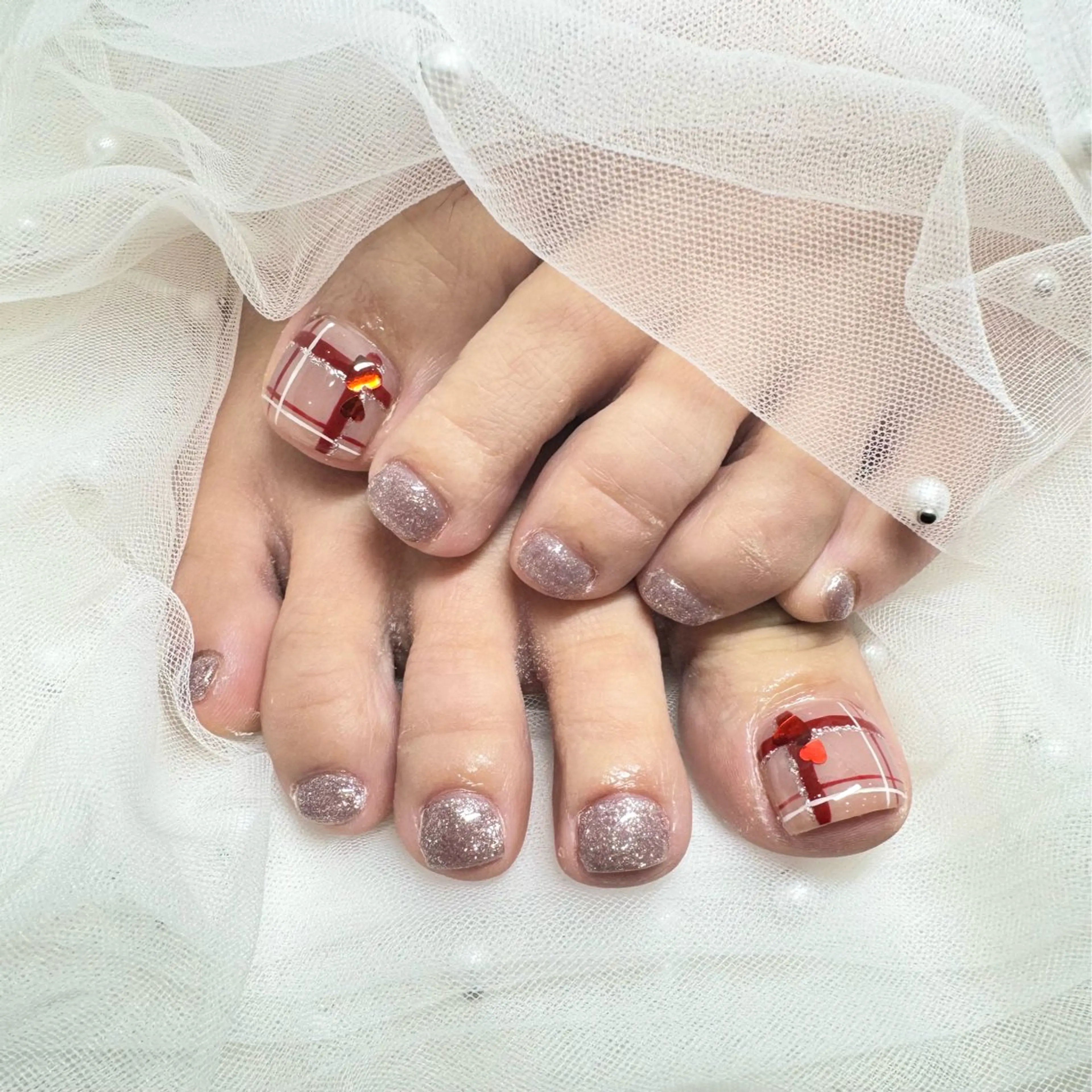 ネイル アートネイル フットネイル ジェルネイル ロングネイル オフィスネイル ハンドネイル AYAKA🩵難波♡ 韓国ネイルで可愛く♡のネイルデザイン