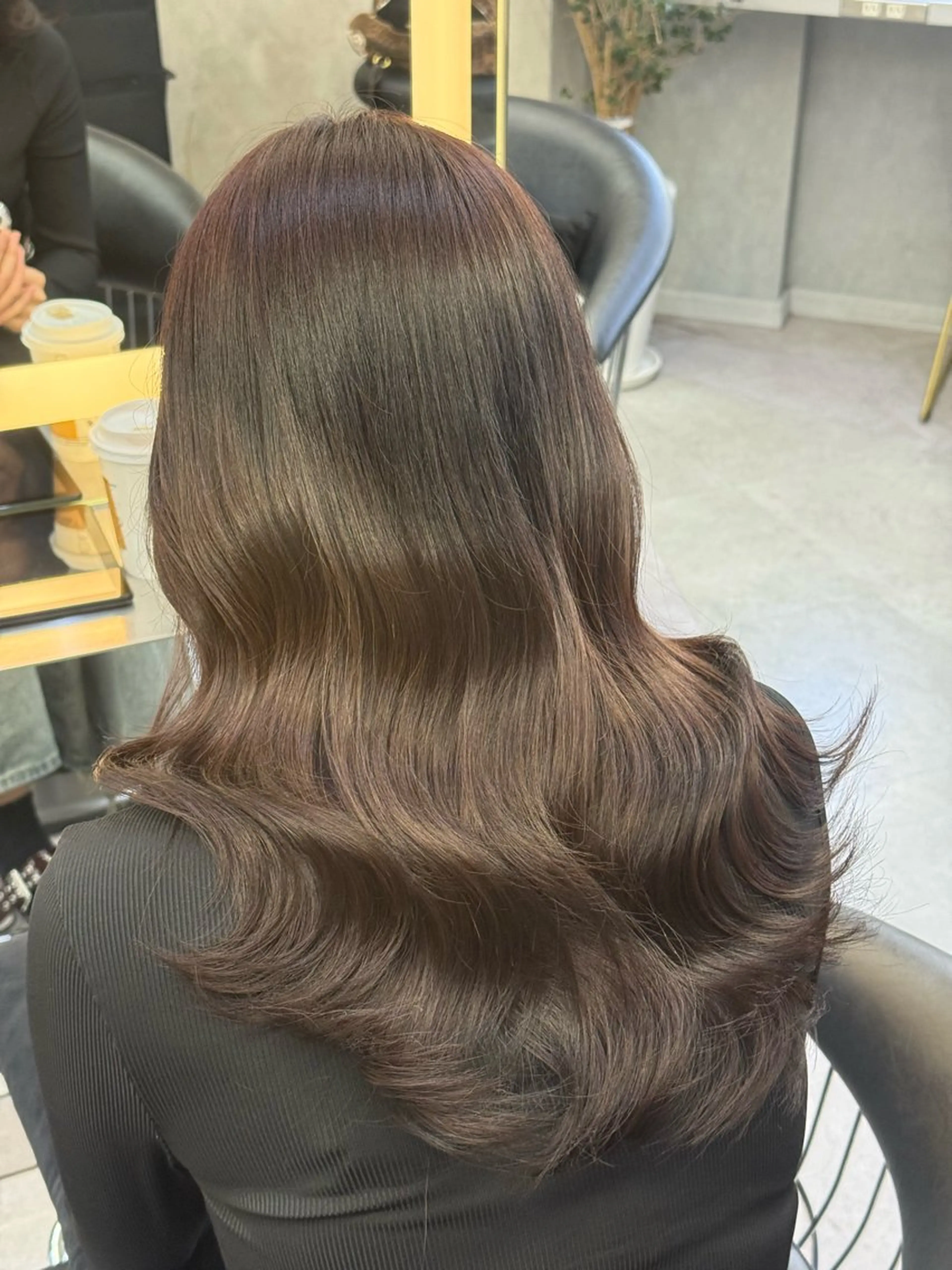 セミロング 韓国レイヤー× 艶髪 池袋/ハナ🌷のヘアスタイル