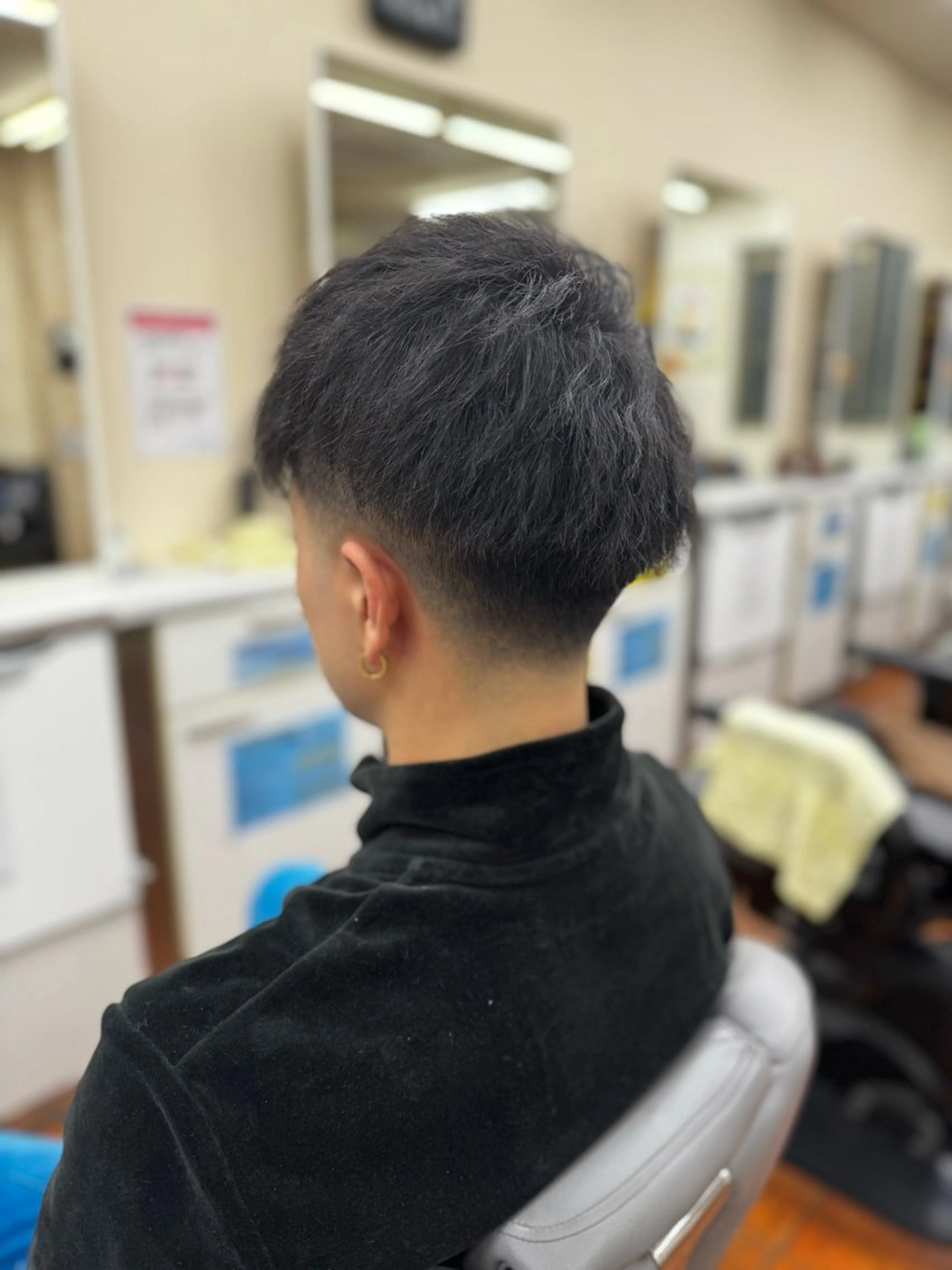 ミディアム メンズ 井尾 美空斗のヘアスタイル