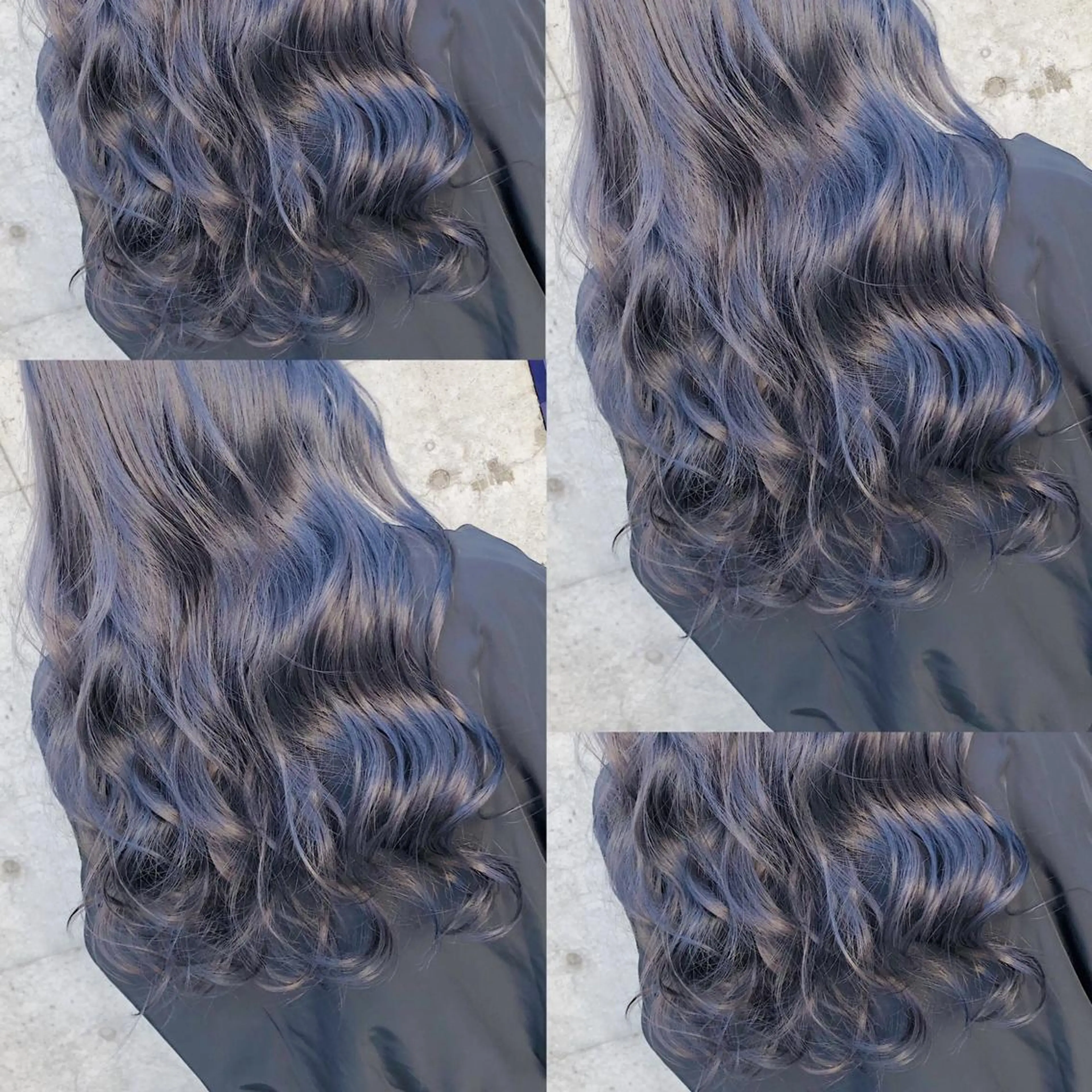 ロング カラー ヘアアレンジ メンズ キッズ カット ヘアカラー トリートメント 💟Chloe原宿店 🩶ハイトーンのヘアスタイル