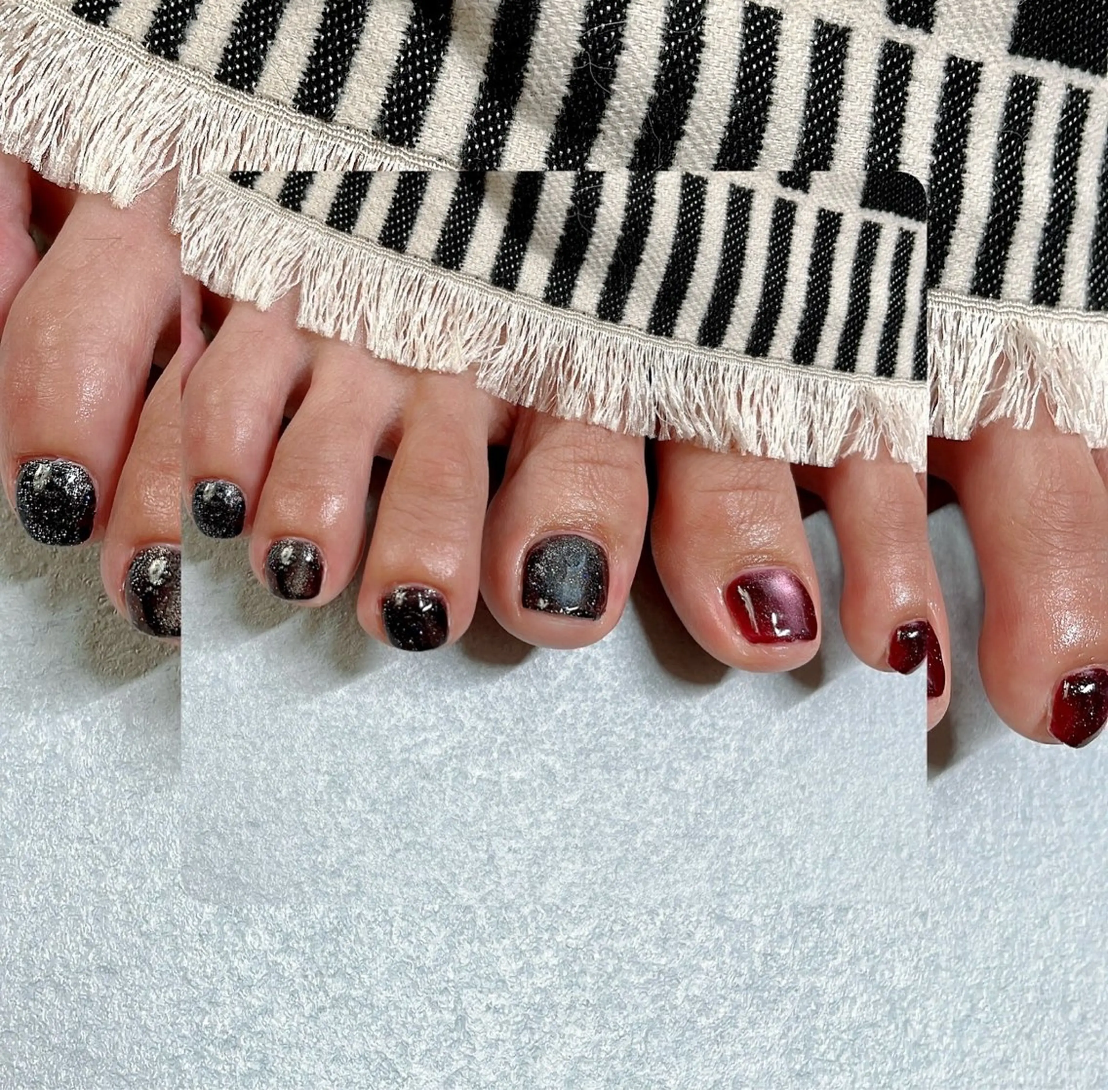 ネイル フットネイル tsumeya ゆるかわ手描きネイルのネイルデザイン