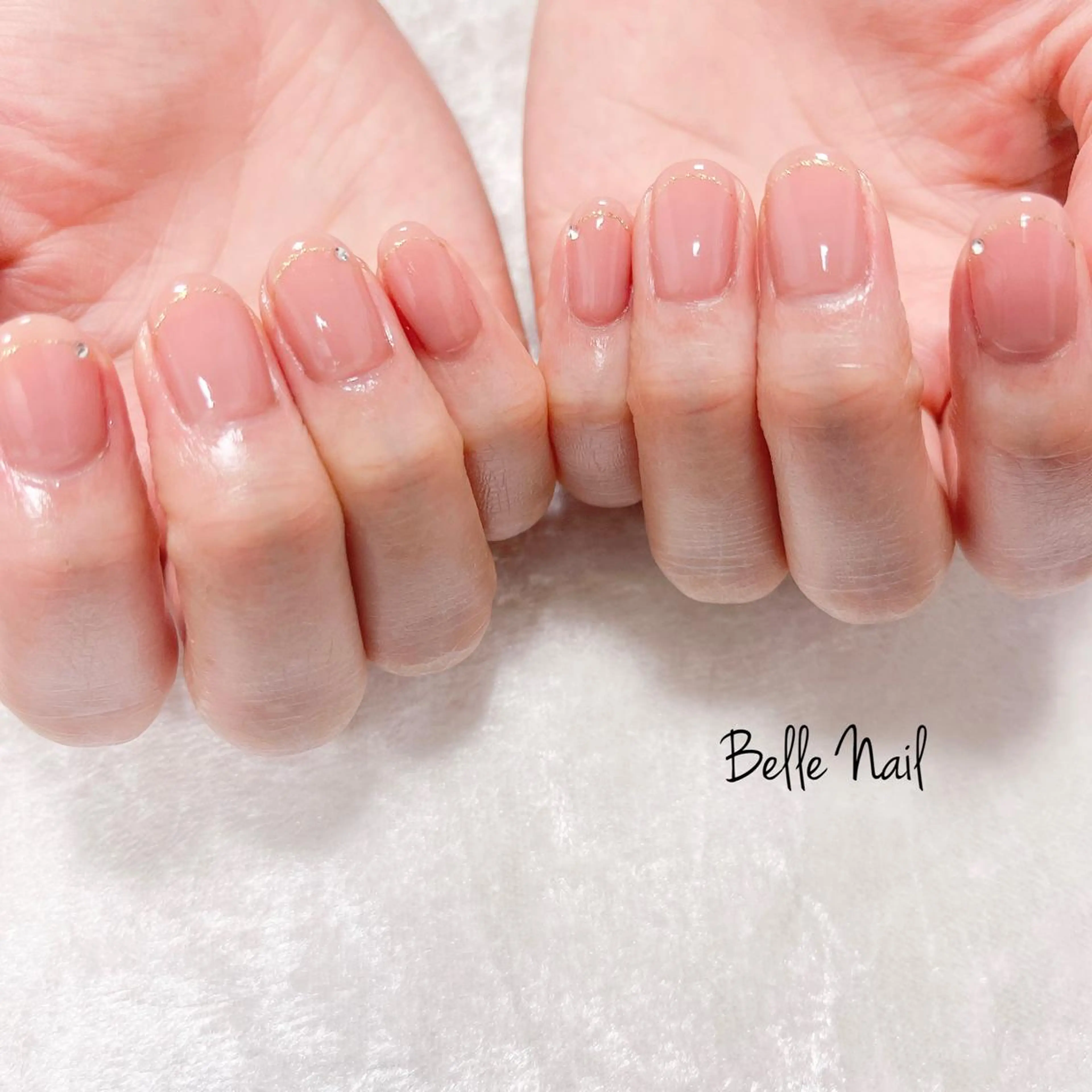 ネイル アートネイル ラメ(グリッター) ストーンネイル Sak nailroomのネイルデザイン