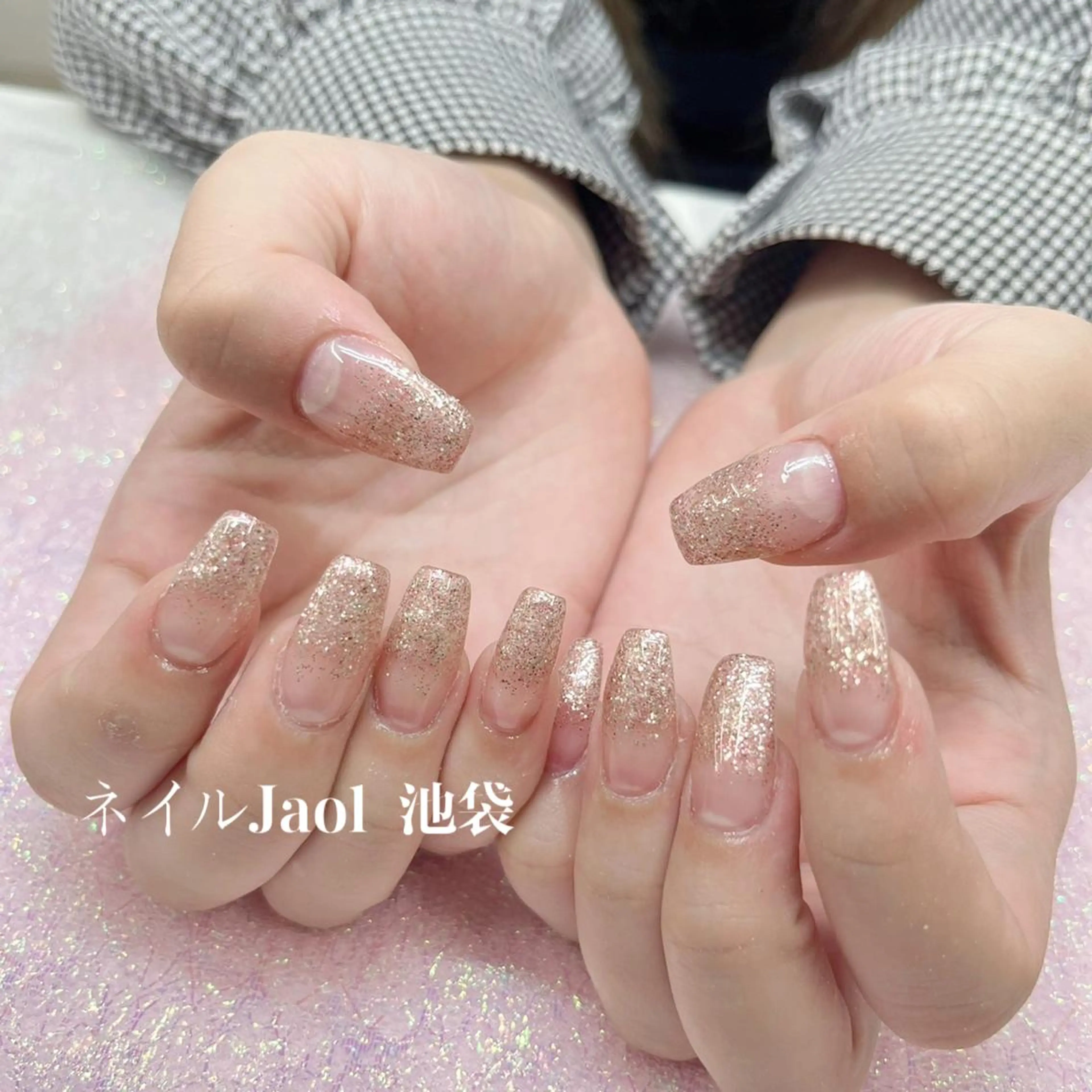 セミロング ハンドネイル ネイルJaol 池袋のネイルデザイン