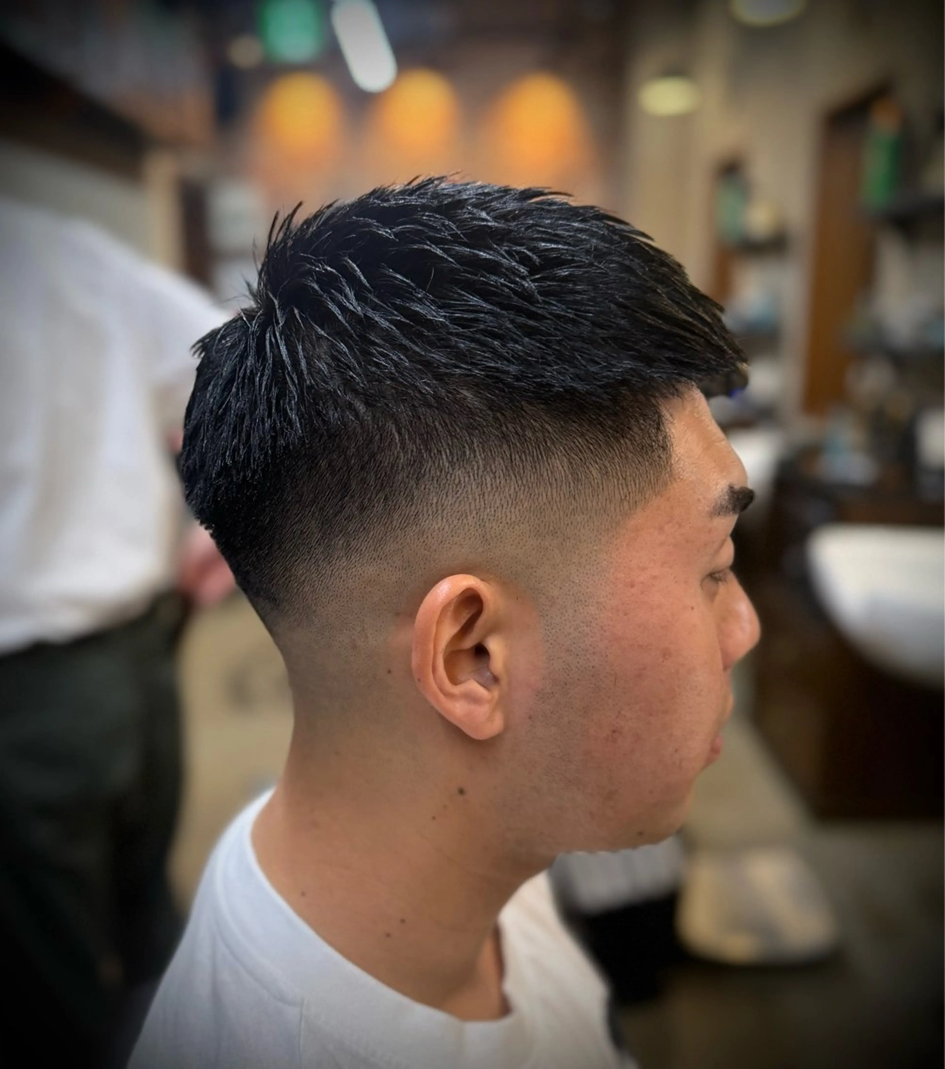 ショート メンズ フェードカット 坂本 虹昂のヘアスタイル