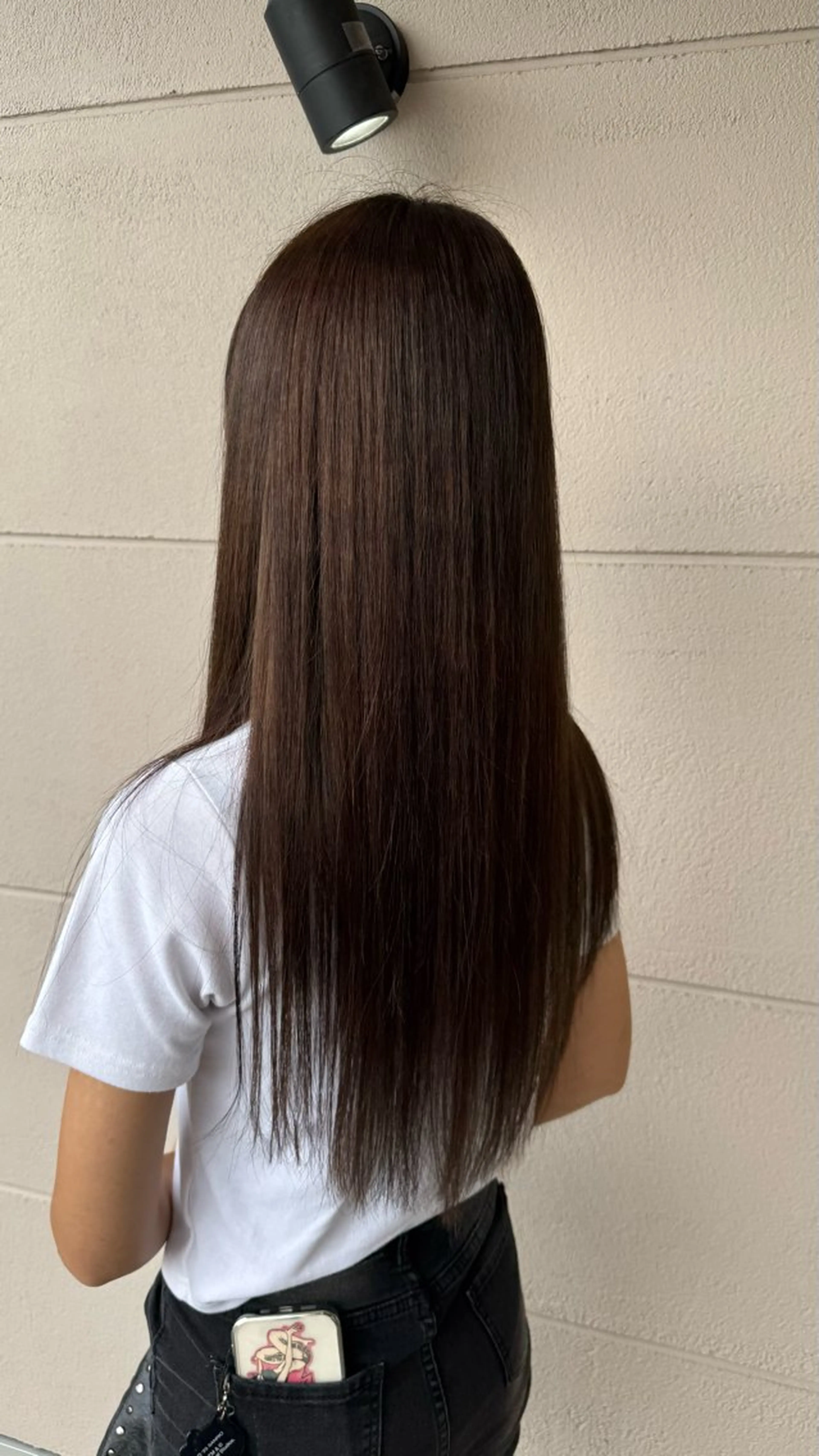 ミディアム カラー 田中 璃乃のヘアスタイル