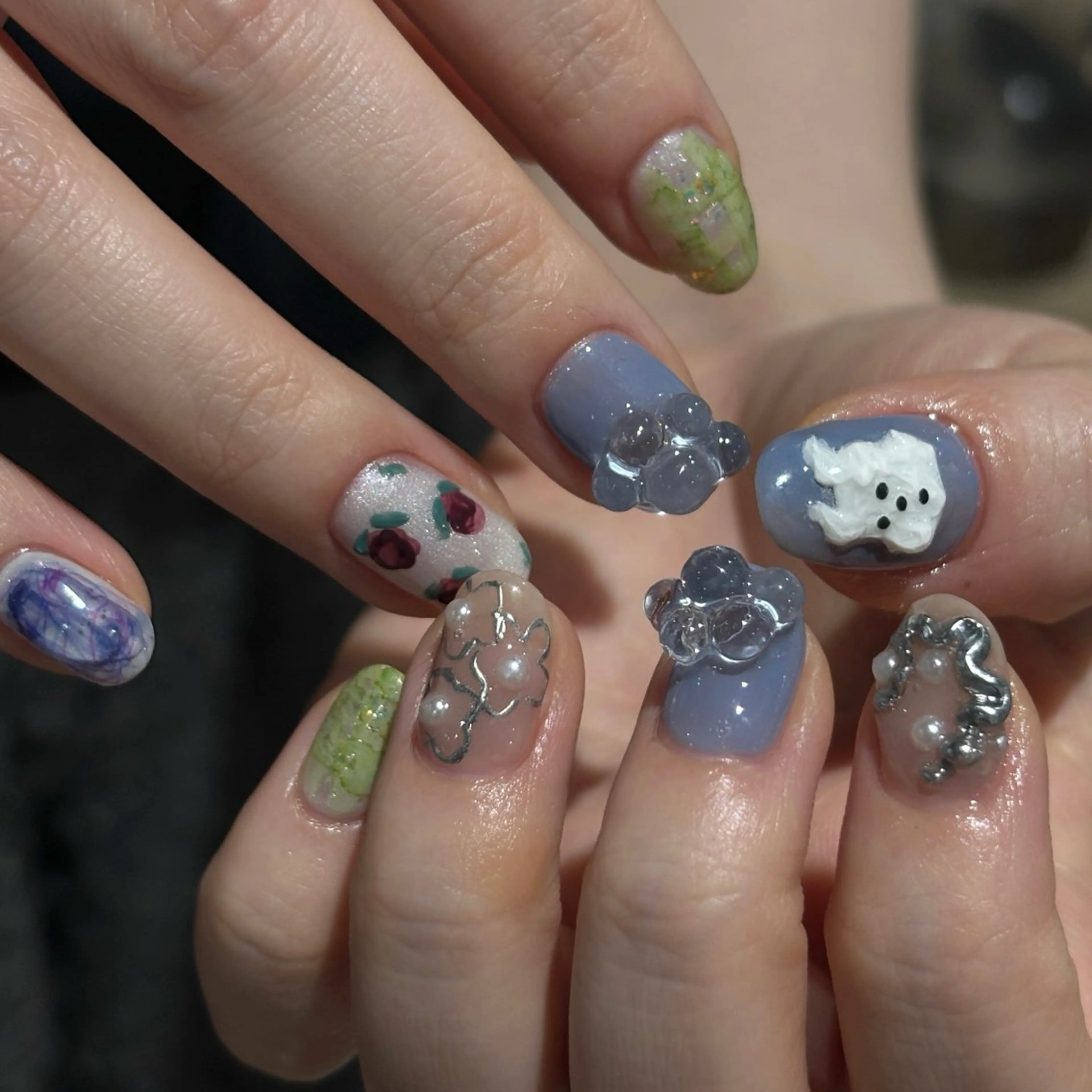 ネイル hinako /個性派ニュアンスのネイルデザイン