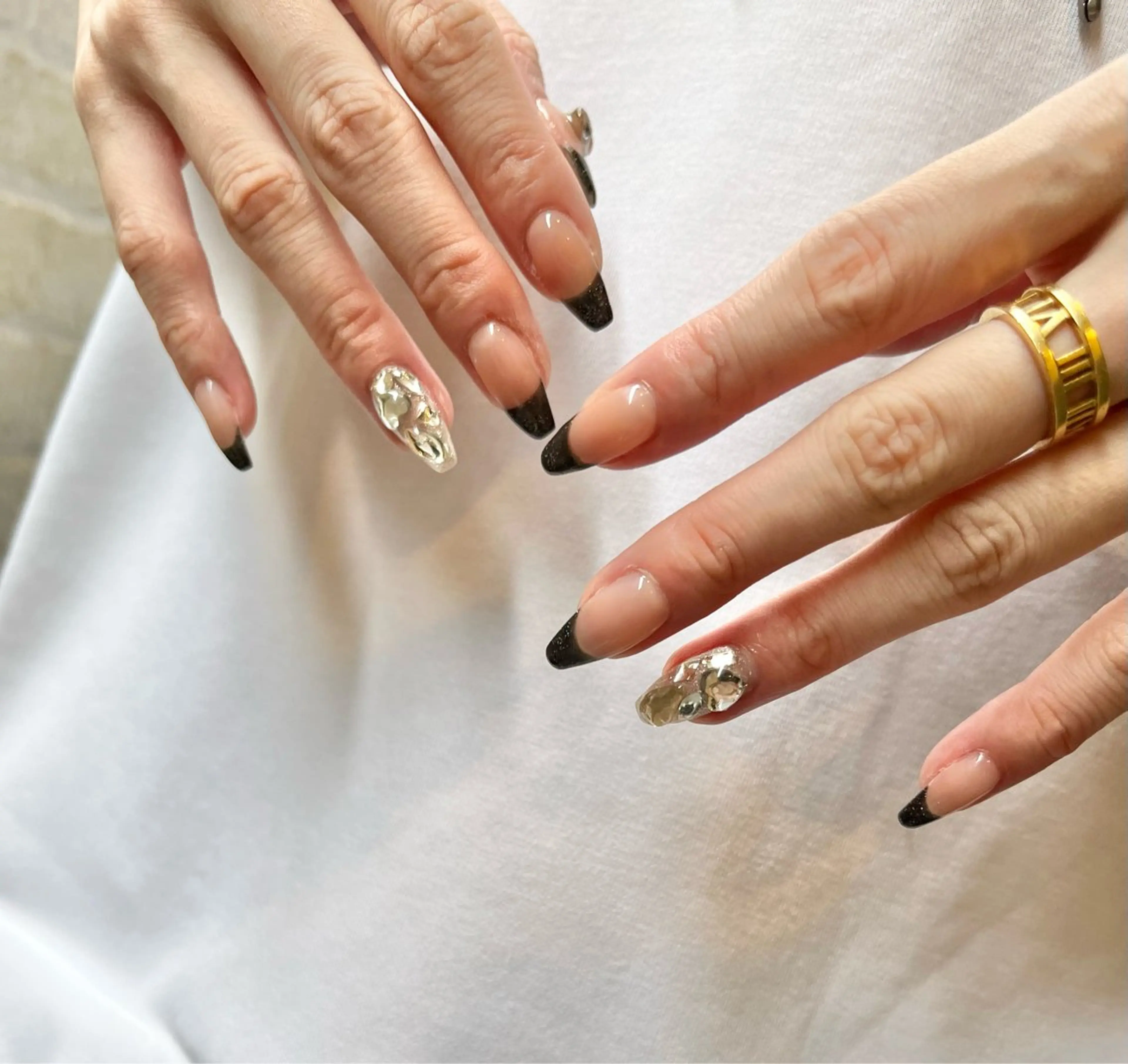 ネイル フレンチネイル わたなべ さやかのネイルデザイン