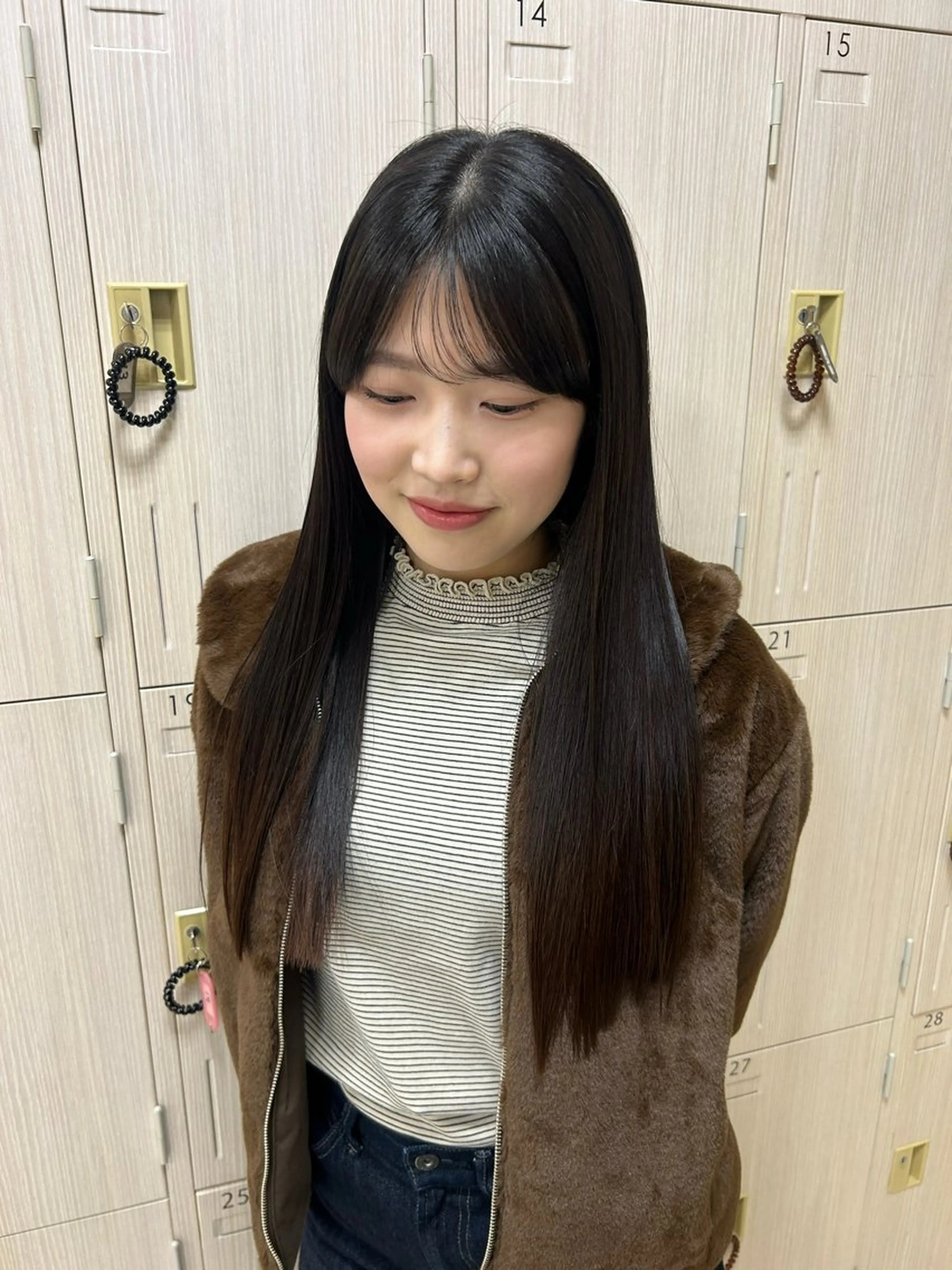 ロング ヘアカラー トリートメント ツヤ感／似合わせ カラー🌿yuiのヘアスタイル